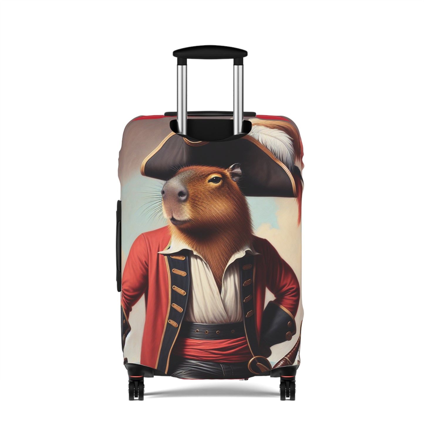 Captain Capybara Luggage Cover