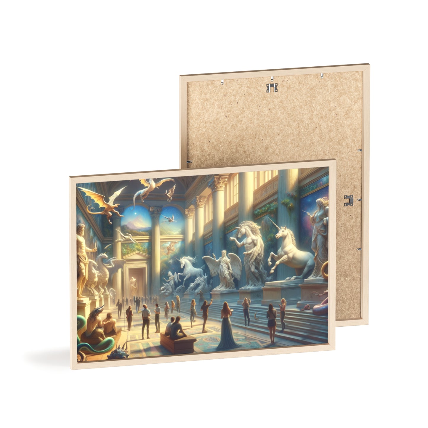 Framed Atlantis Atrium Poster