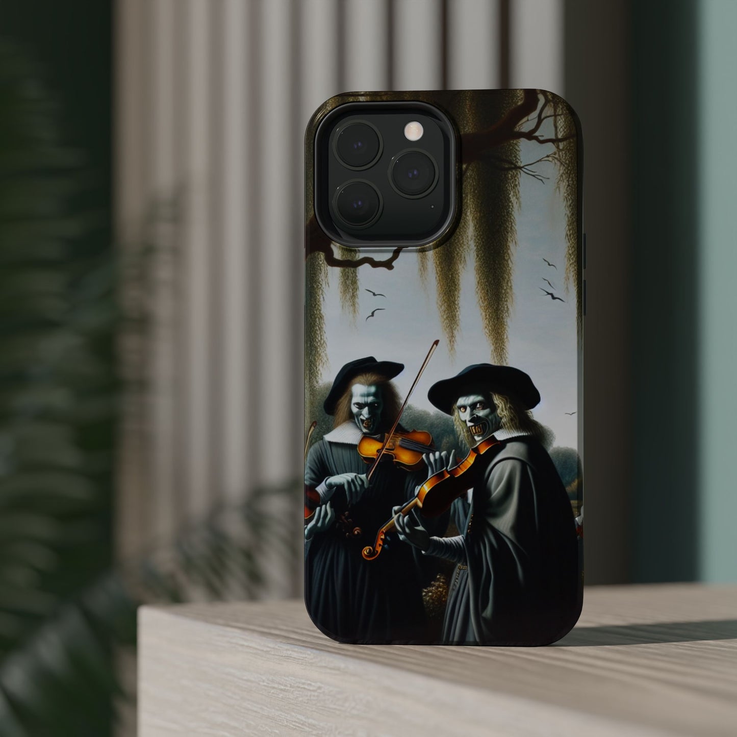 Vermeer's Vampire Violinists Magnetic iPhone Case
