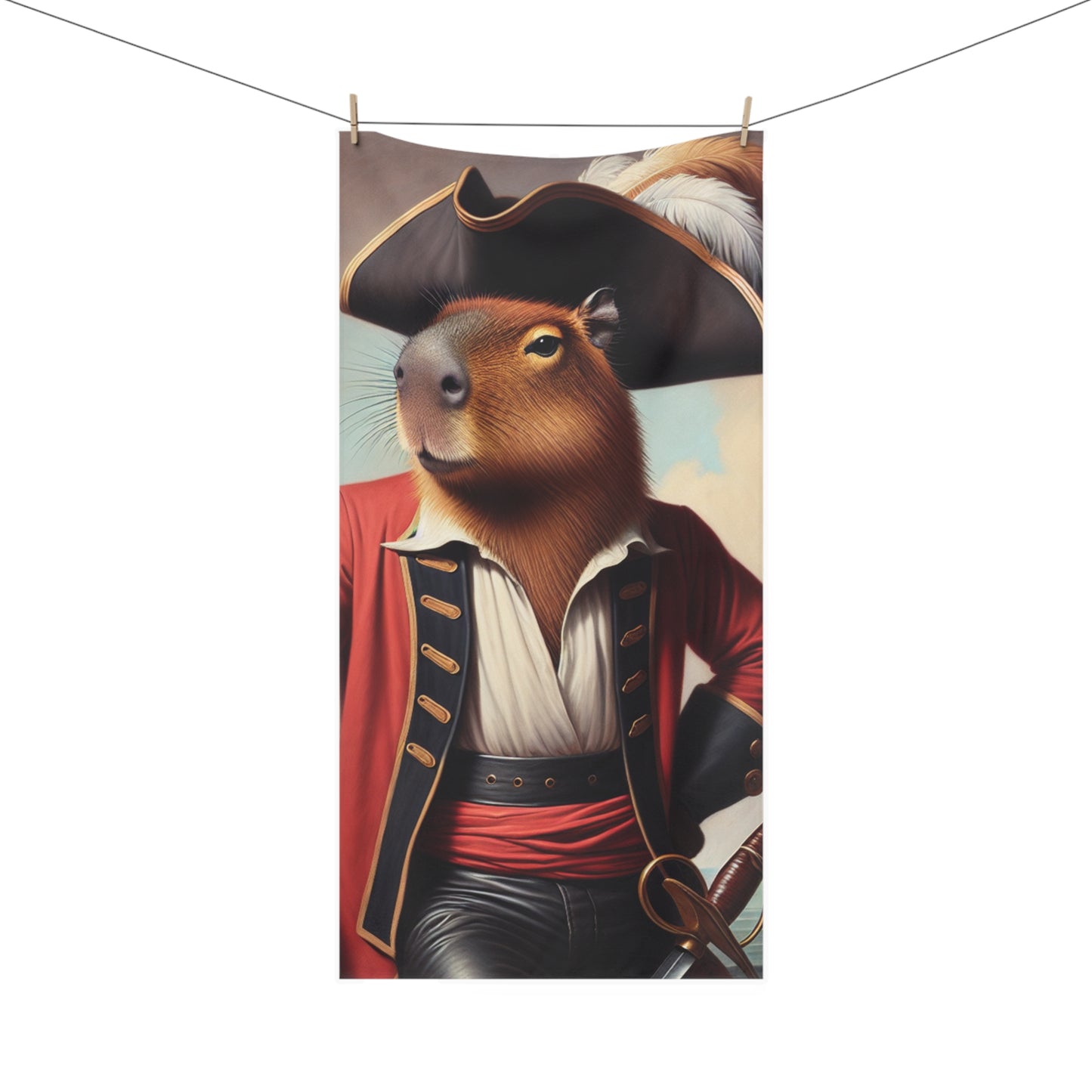 Captain Capybara Towel