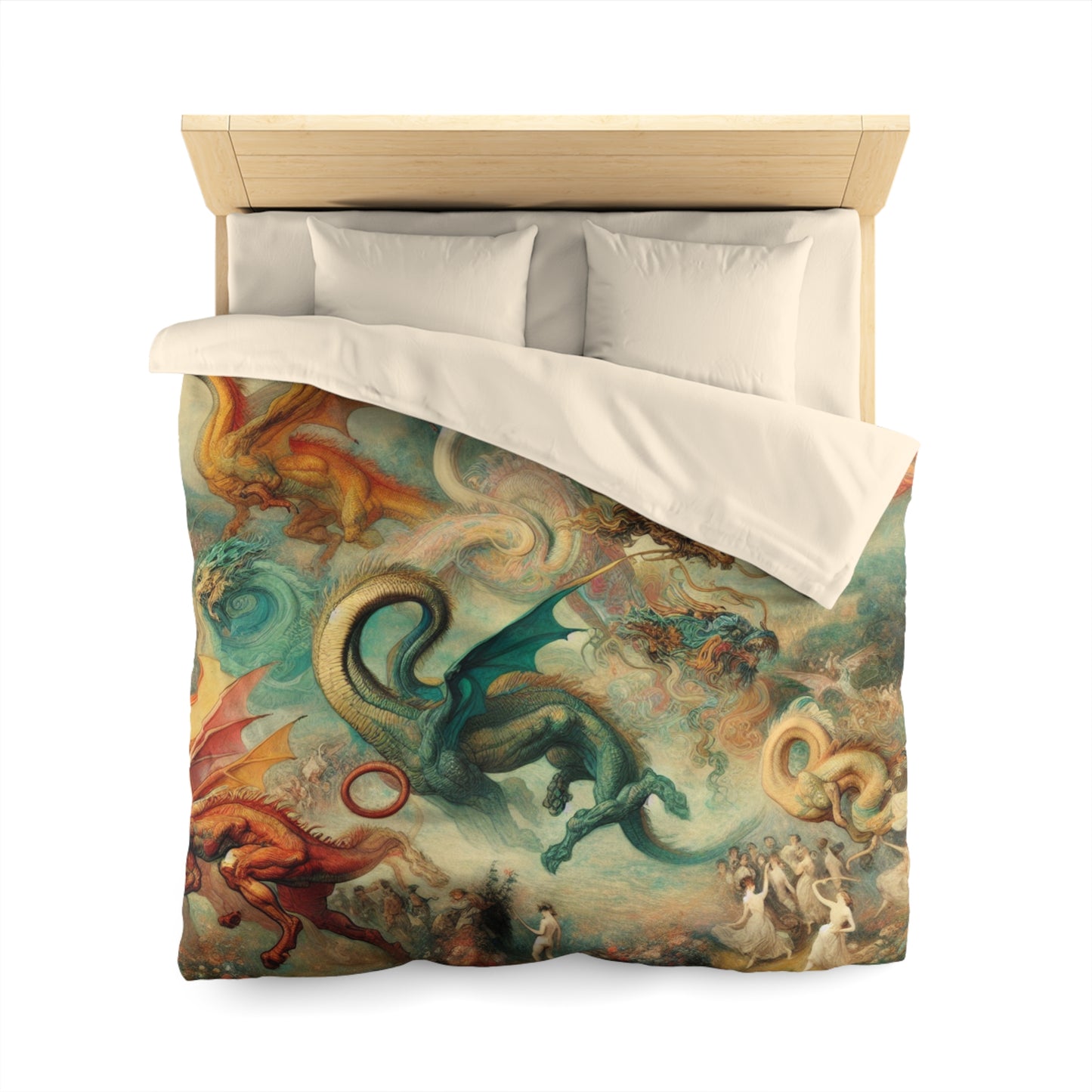 Degas Dreams of Dragons Microfiber Duvet Cover