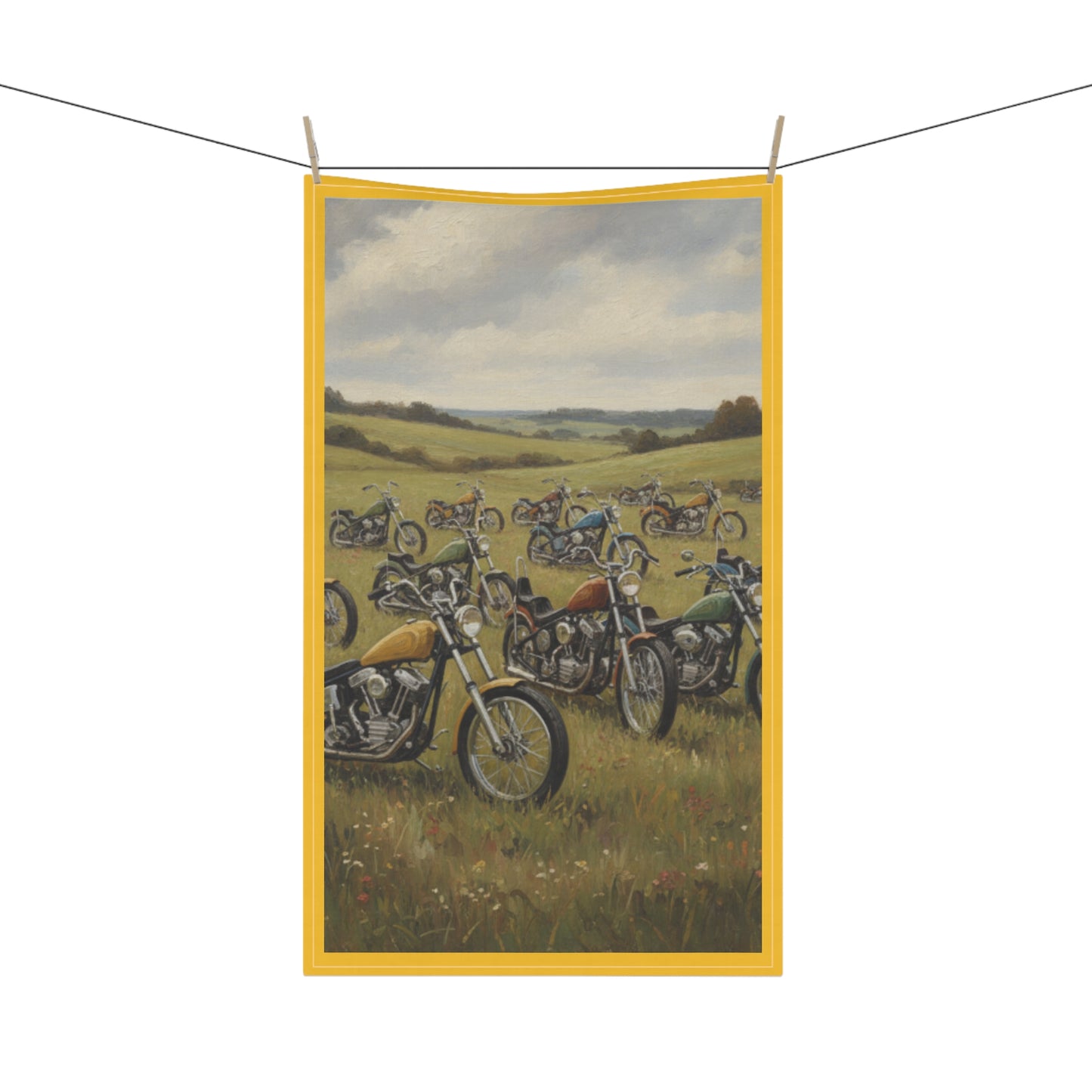 Wild Motorcycles Tea Towels