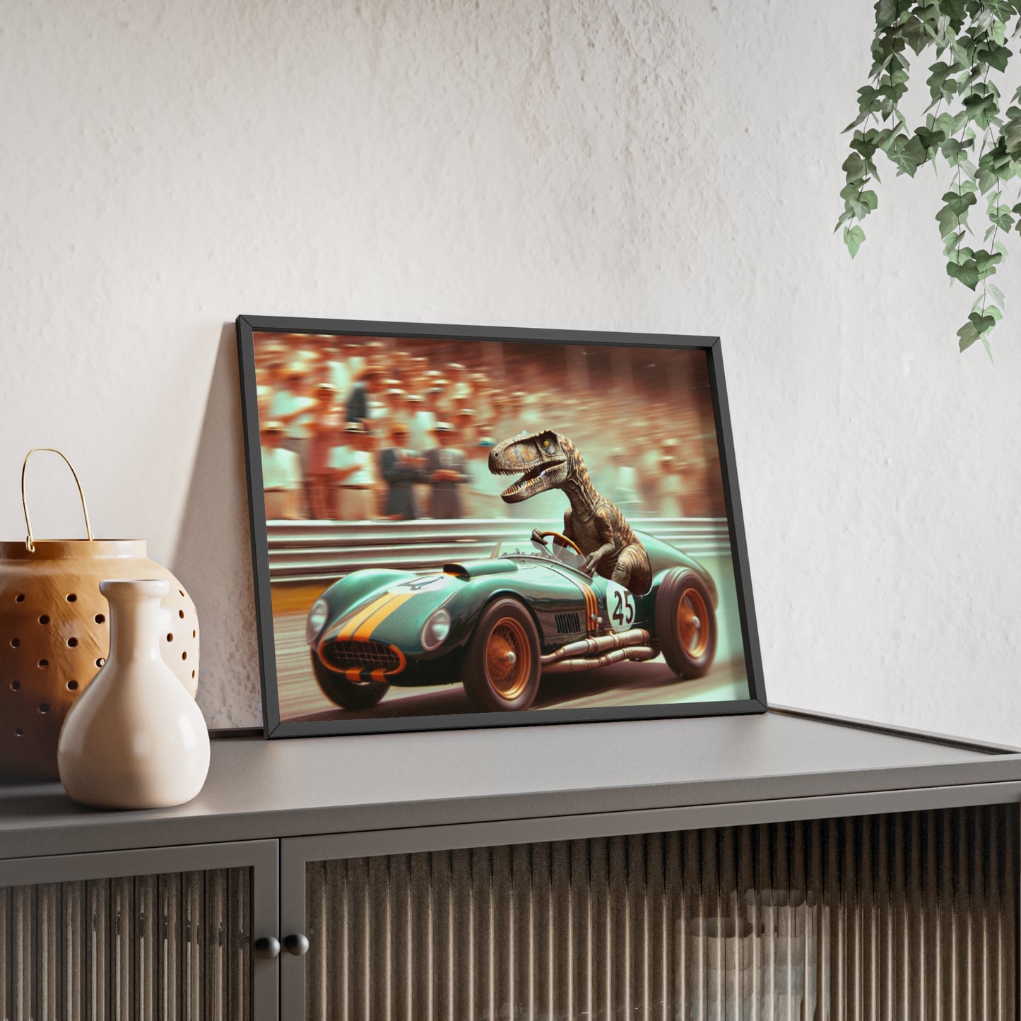 Framed Velocity Raptor Poster