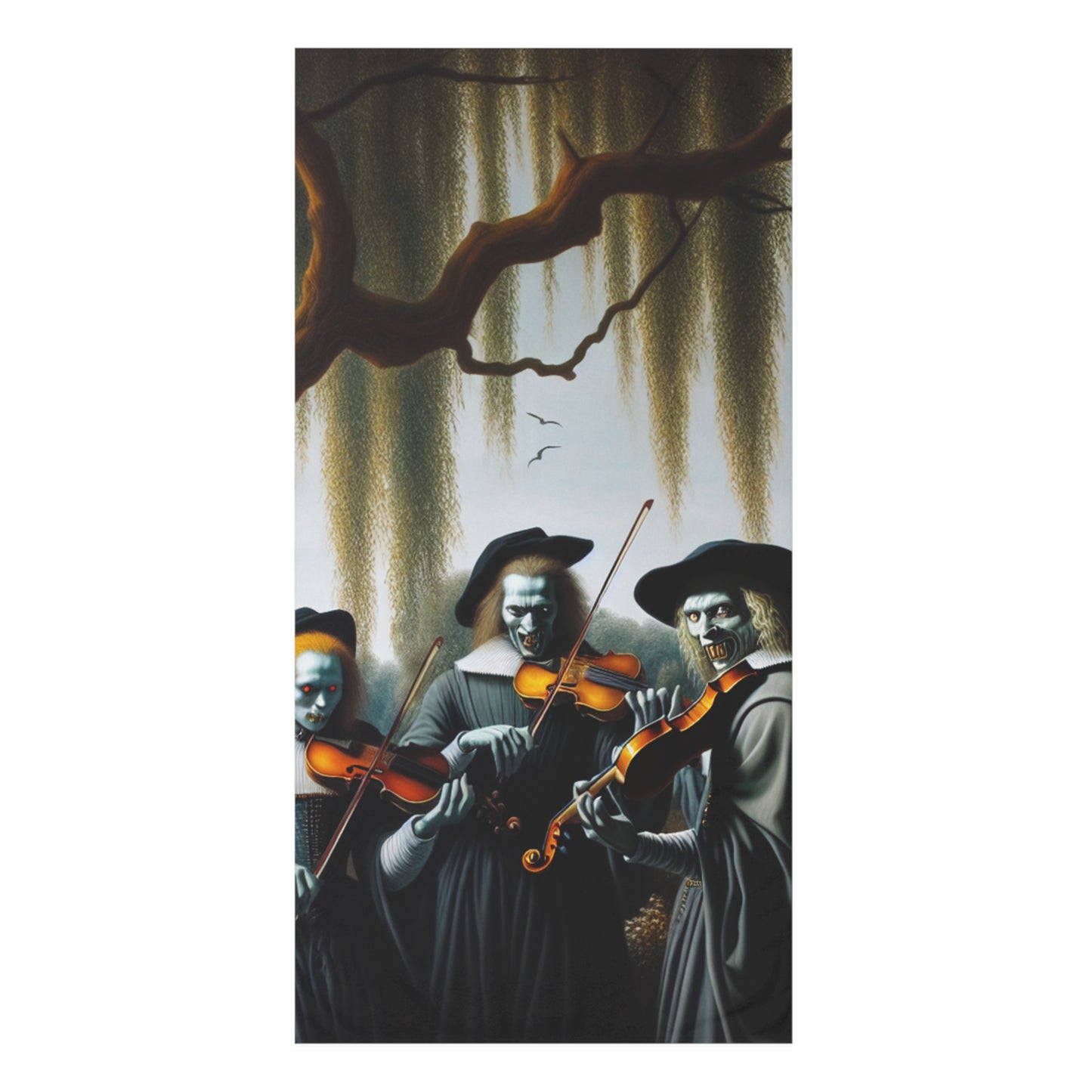 Vermeer's Vampire Violinists Towel