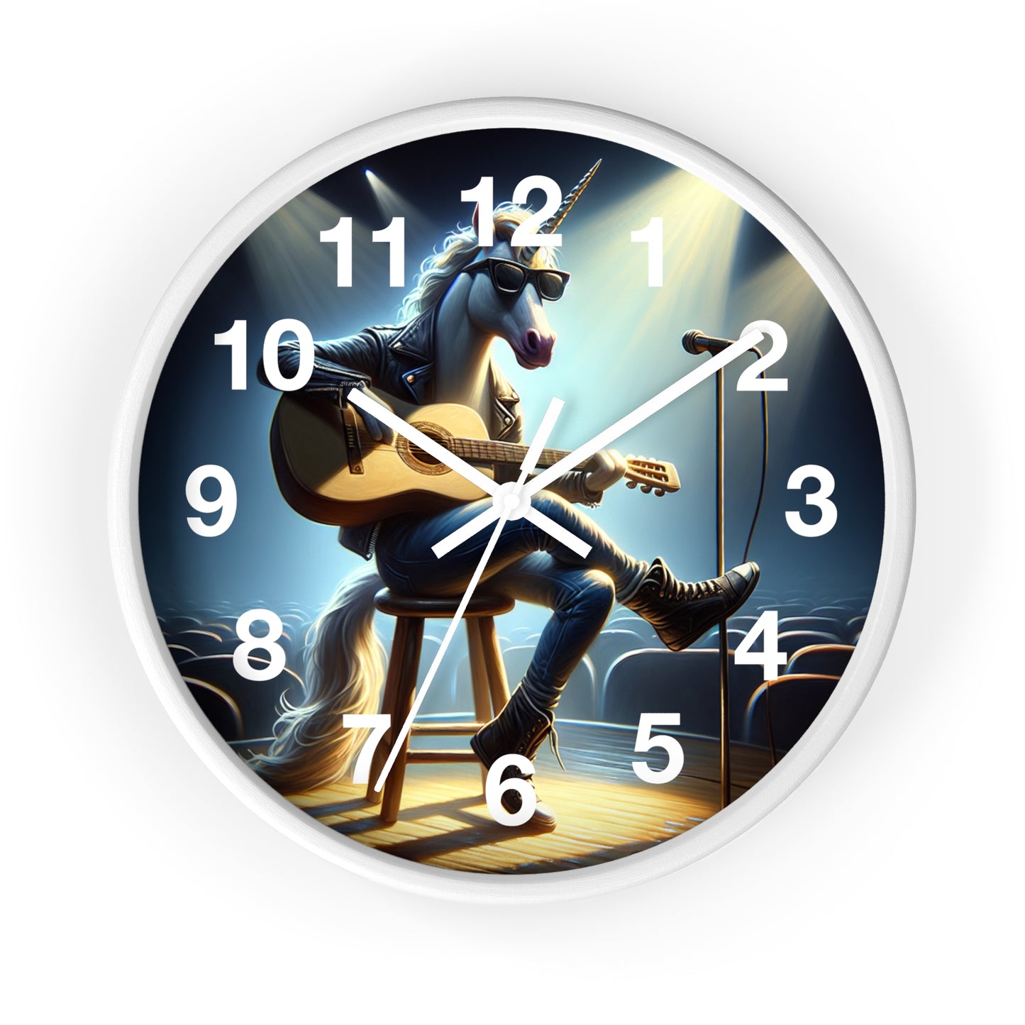 Unicorn Unplugged Wall Clock