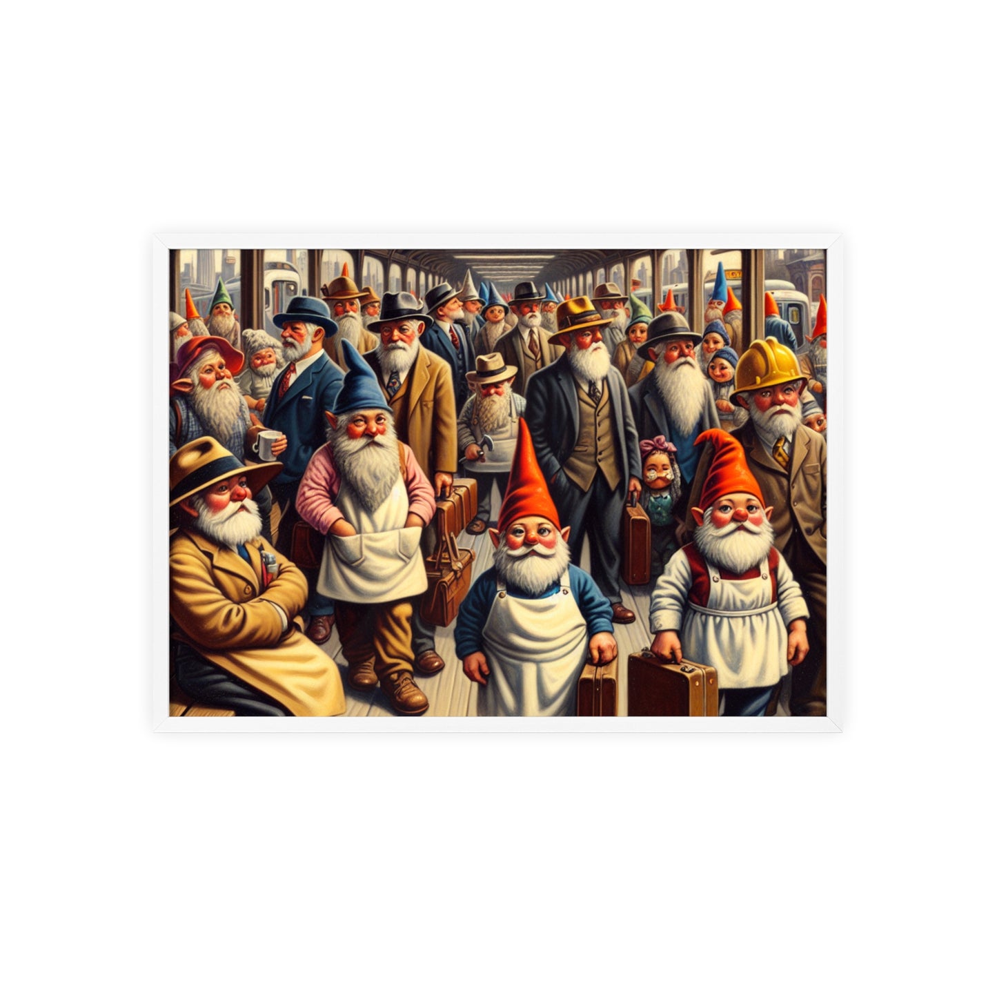 Framed The Gnome-mute Home Poster