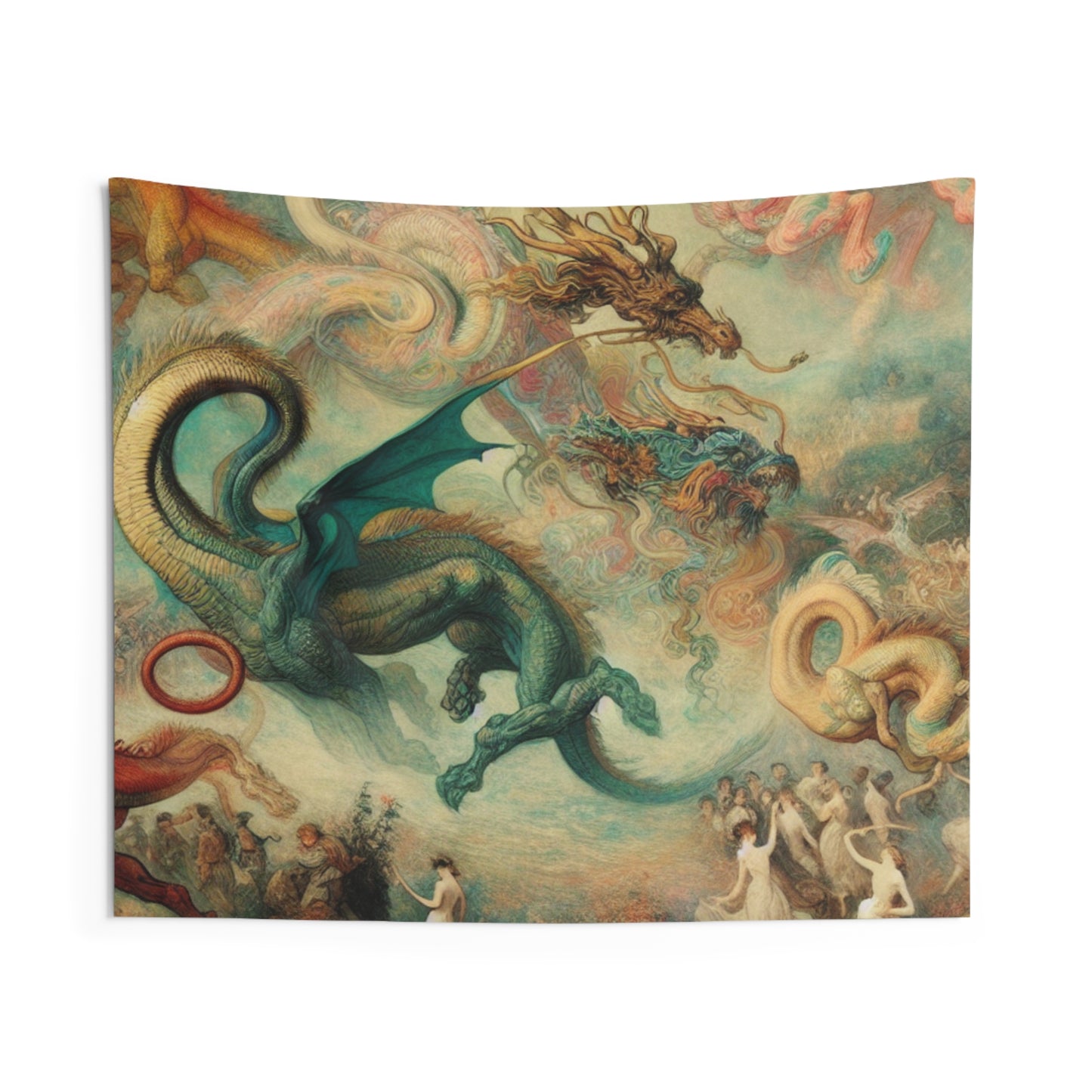 Degas Dreams of Dragons Wall Tapestry