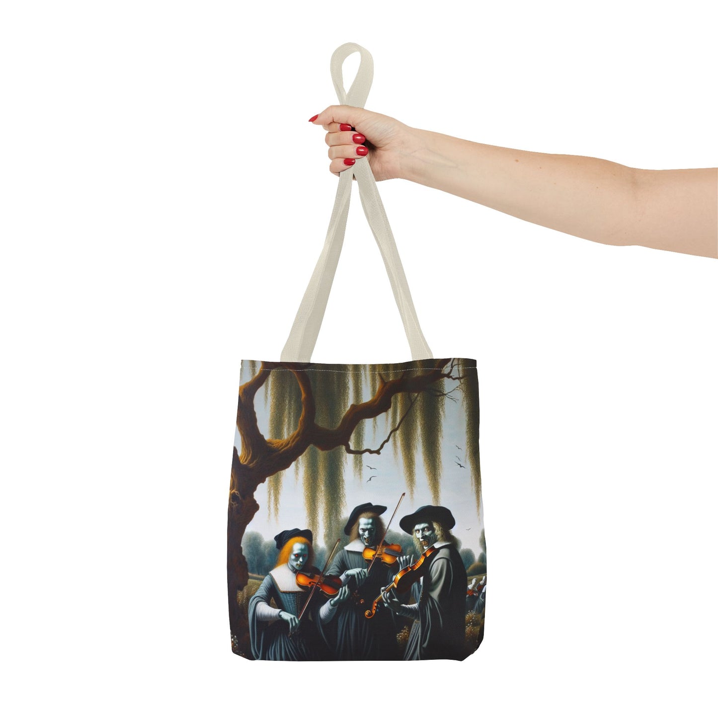 Vermeer's Vampire Violinists Tote Bag