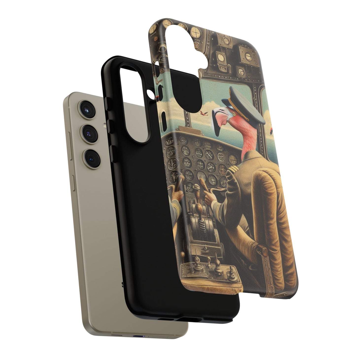 Flamingo Flight Deck Phone Case - GALAXY