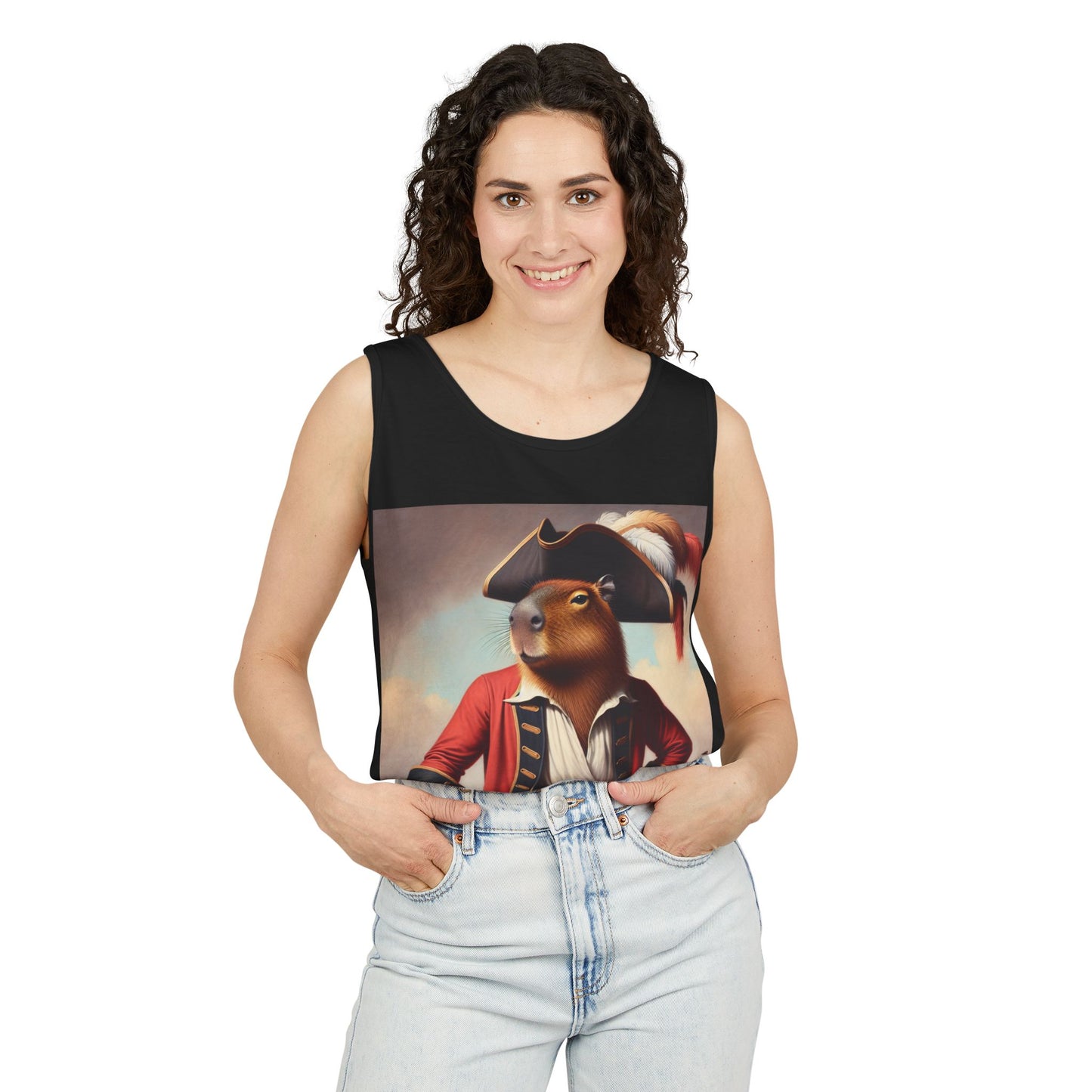 Captain Capybara Unisex Tank Top