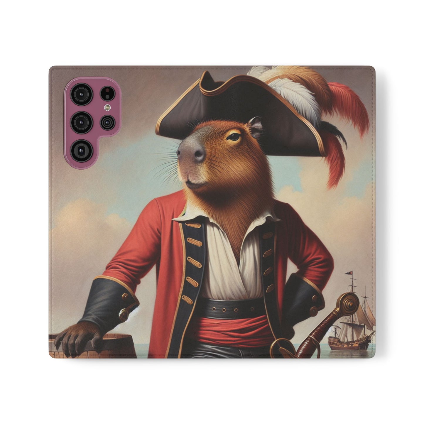 Captain Capybara Flip Case - iPhone/Galaxy