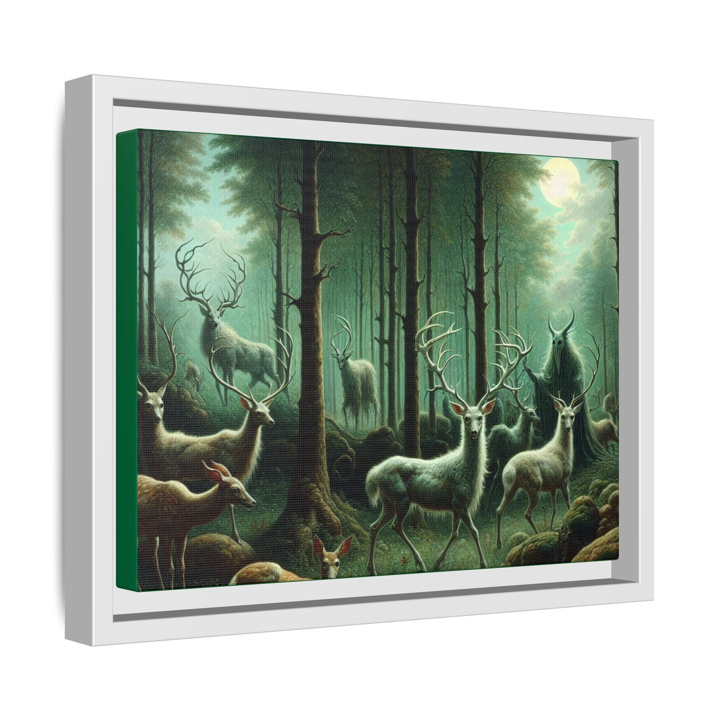 Wendigo Shepherd Canvas, Framed (Multi-color)