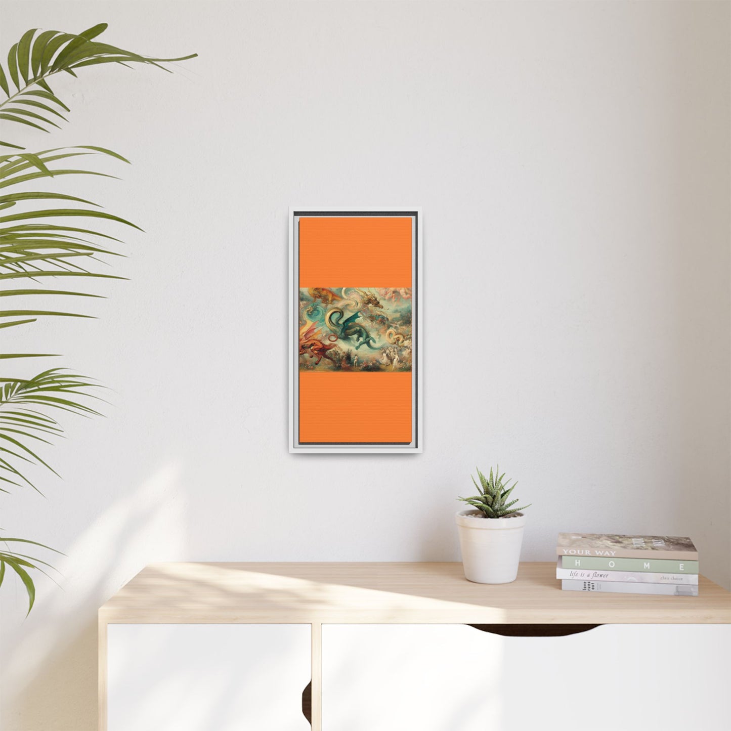 Degas Dreams of Dragons Canvas, Framed (Multi-color)