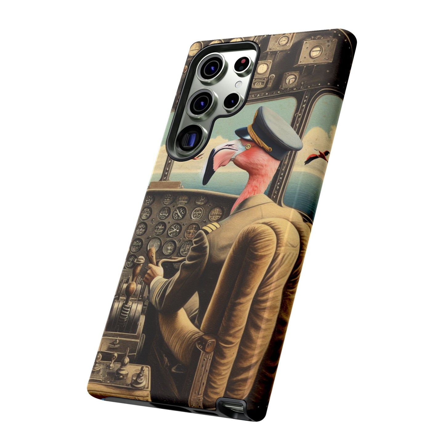 Flamingo Flight Deck Phone Case - GALAXY