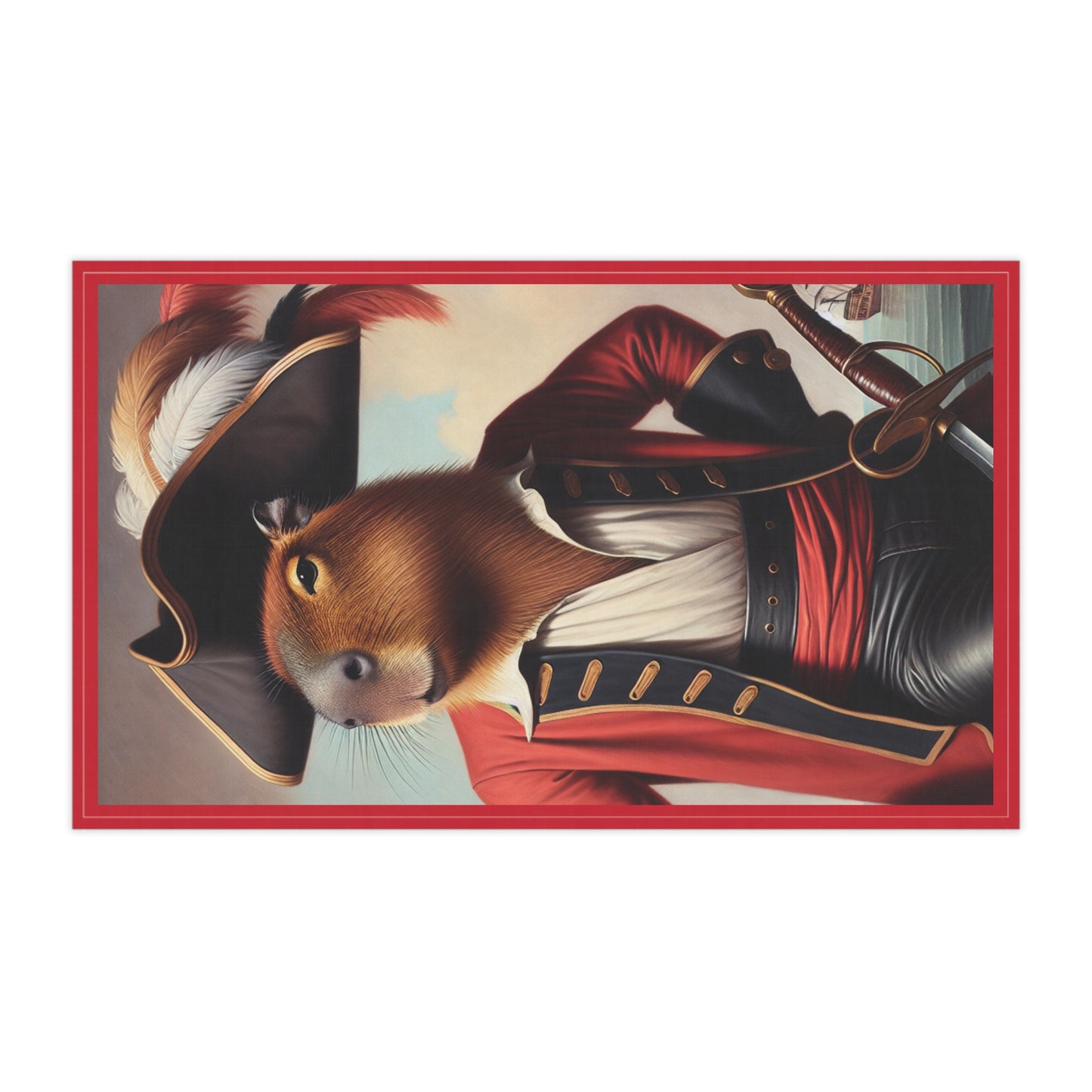 Captain Capybara Tea Towels