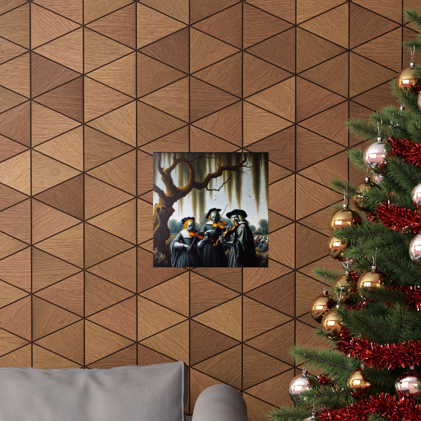 Vermeer's Vampire Violinists Poster