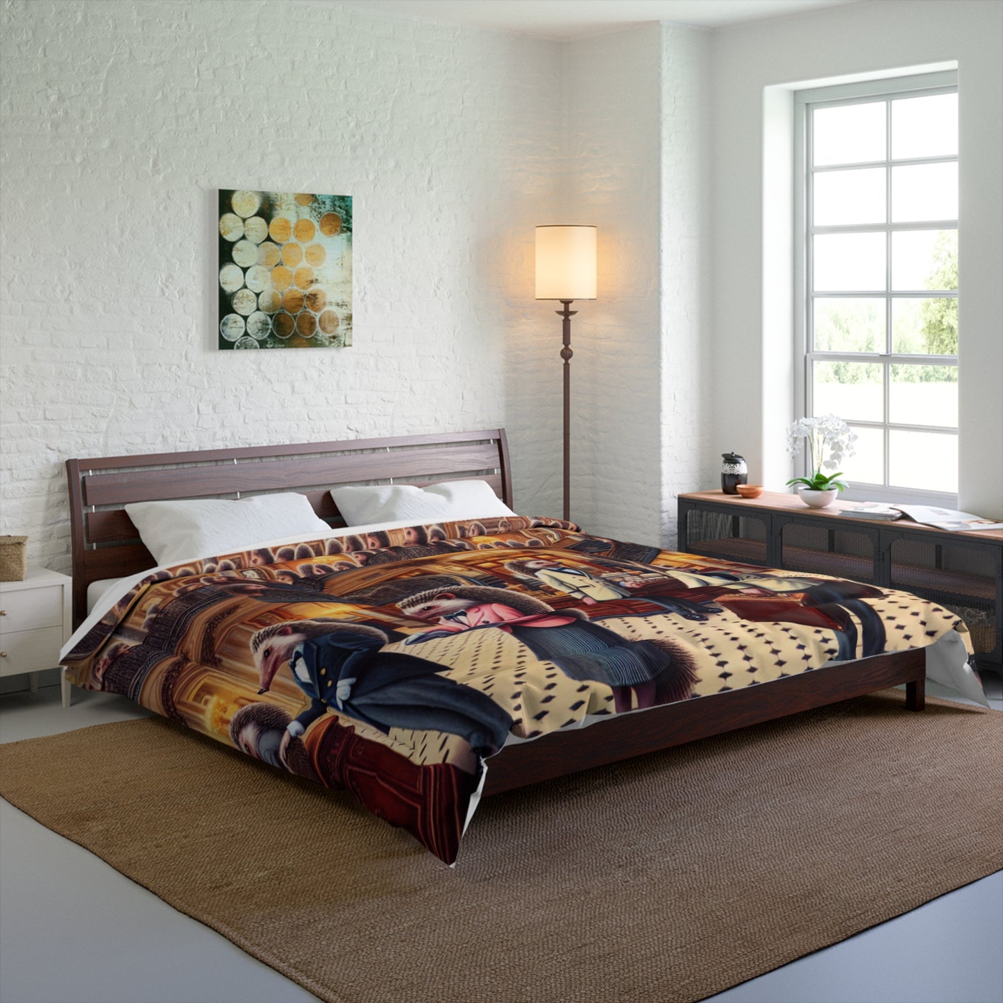 Hedgehog Hotel Comforter