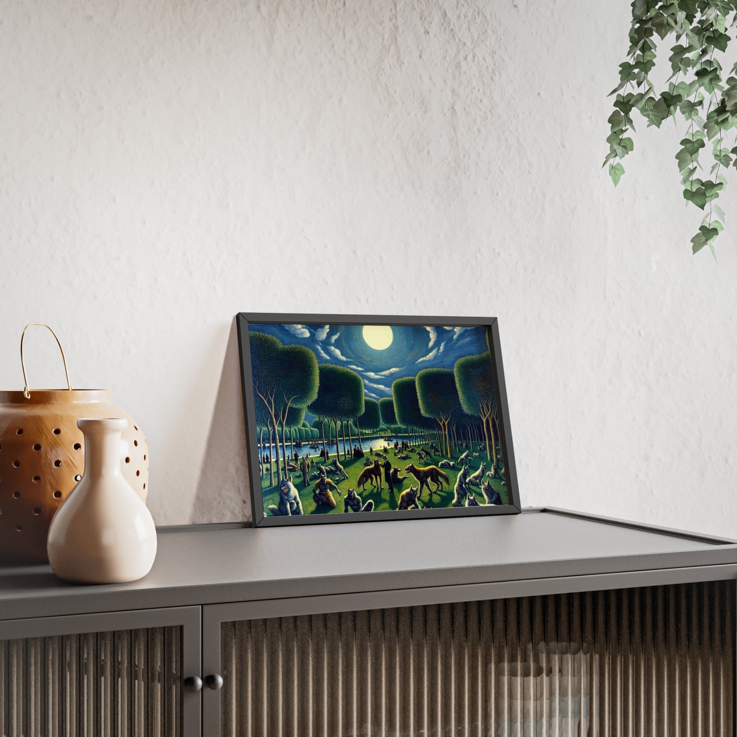 Framed Werewolves at the Waterfront Poster