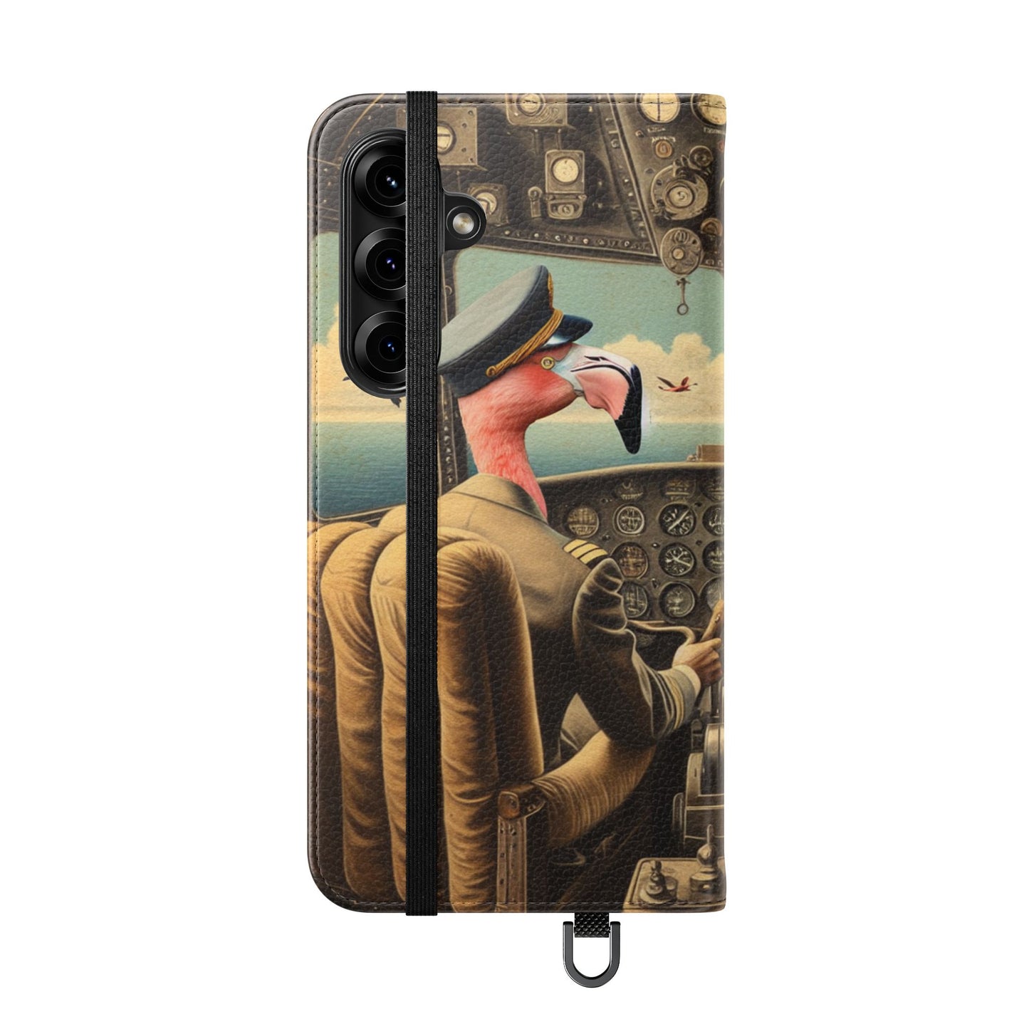 Flamingo Flight Deck Flip Case - iPhone/Galaxy