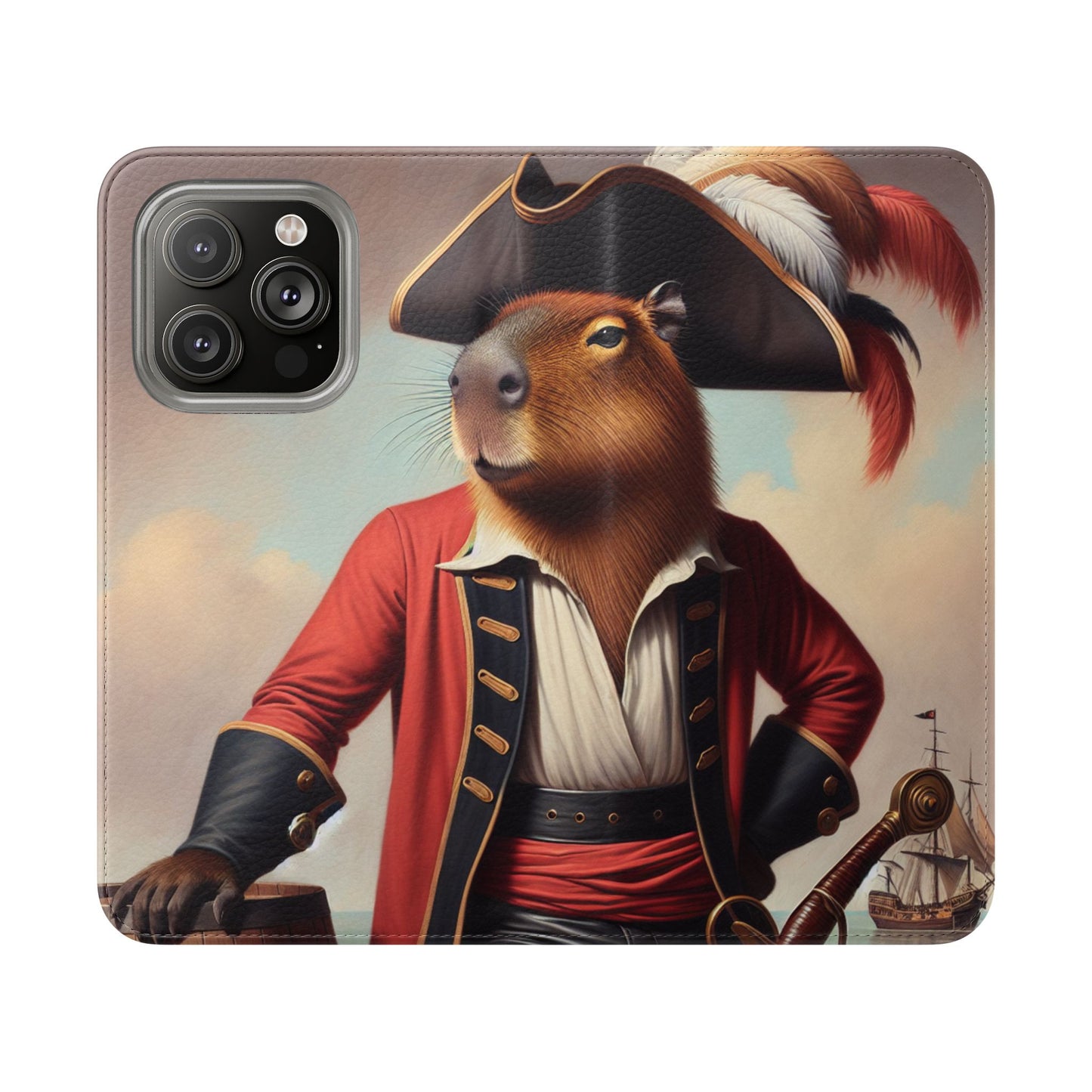 Captain Capybara Flip Case - iPhone/Galaxy