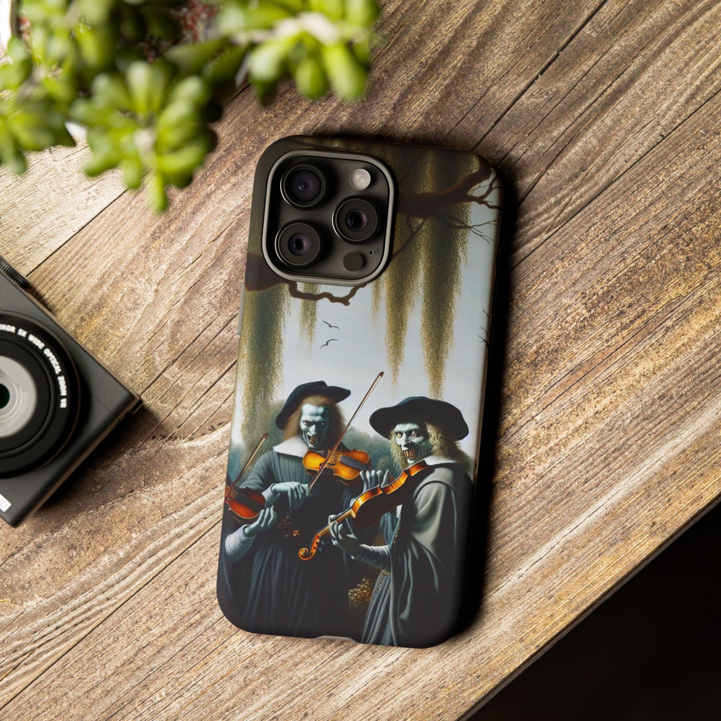 Vermeer's Vampire Violinists Phone Case - IPHONE