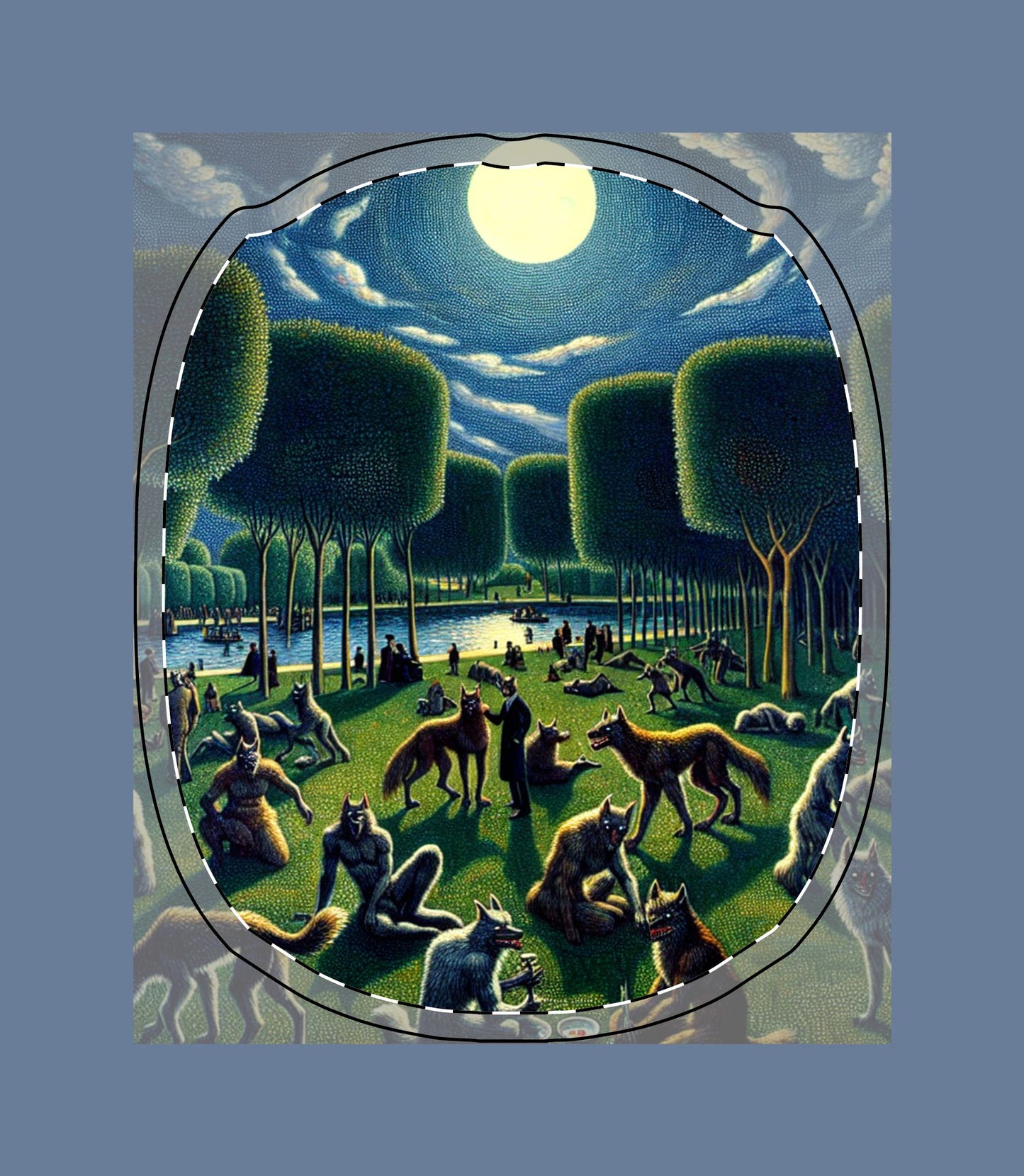 Werewolves at the Waterfront AirPod Max Case