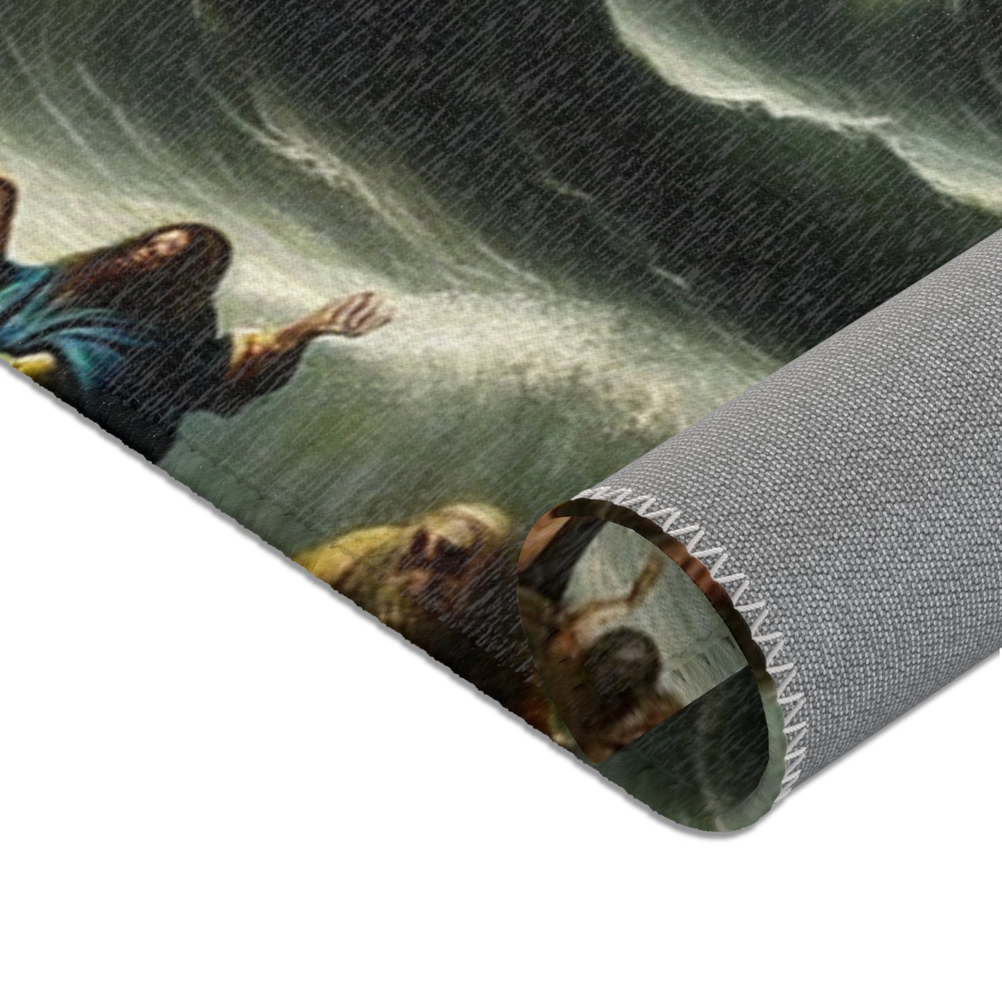 Cthulhu in the Storm Area Rug - HORIZONTAL