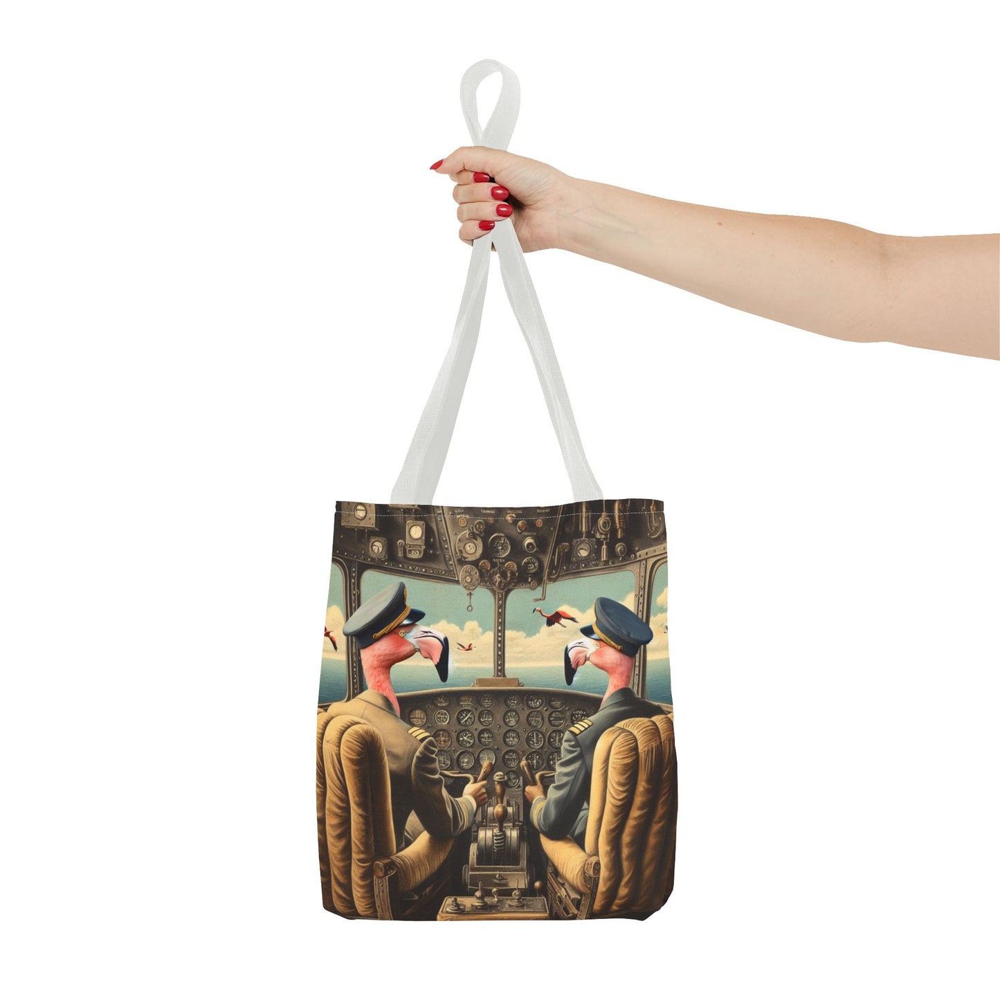 Flamingo Flight Deck Tote Bag