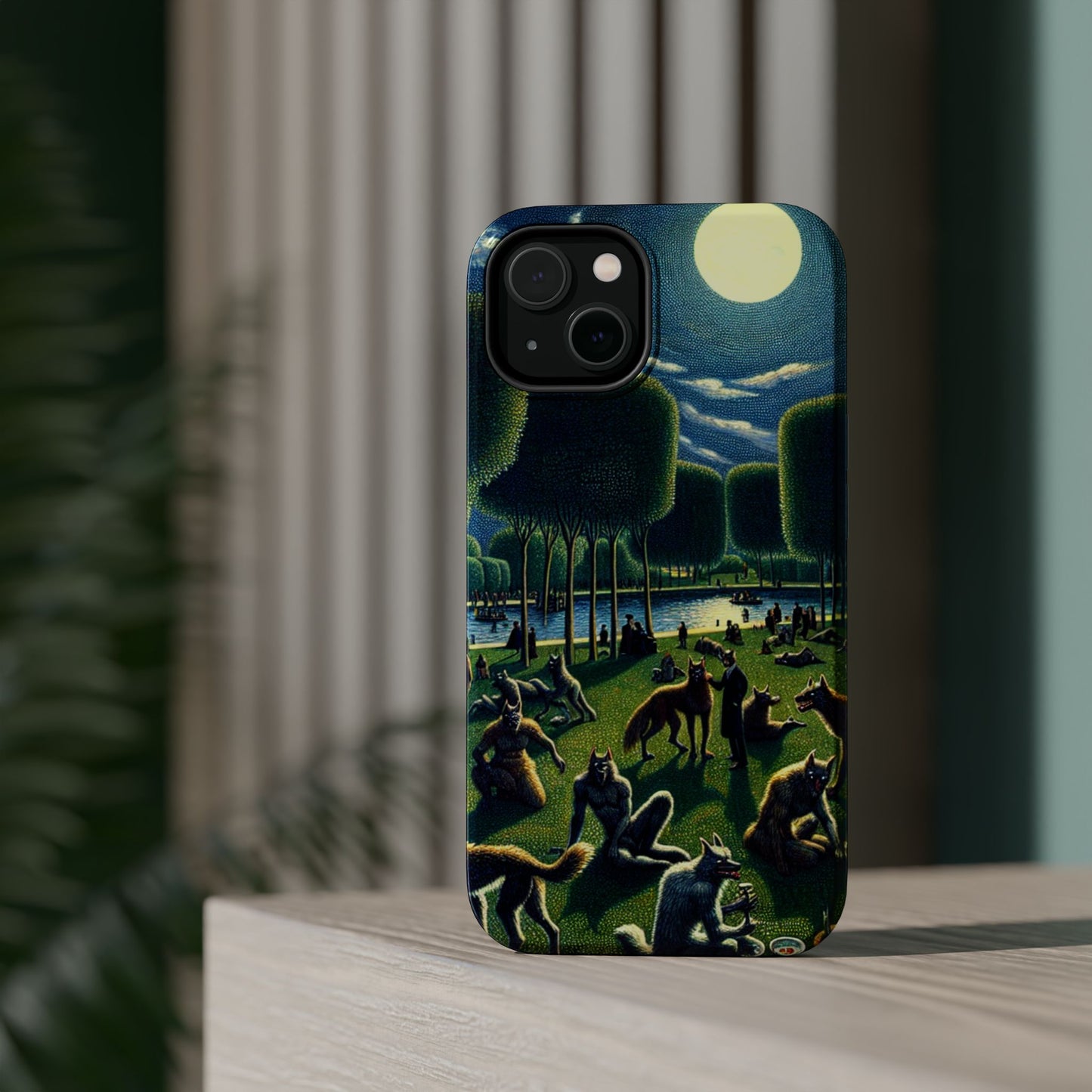 Werewolves at the Waterfront Magnetic iPhone Case