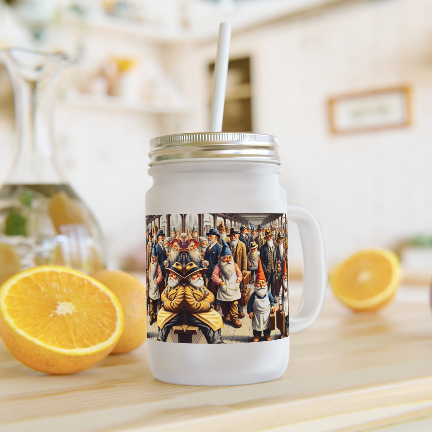 The Gnome-mute Home Mason Jar Tumbler