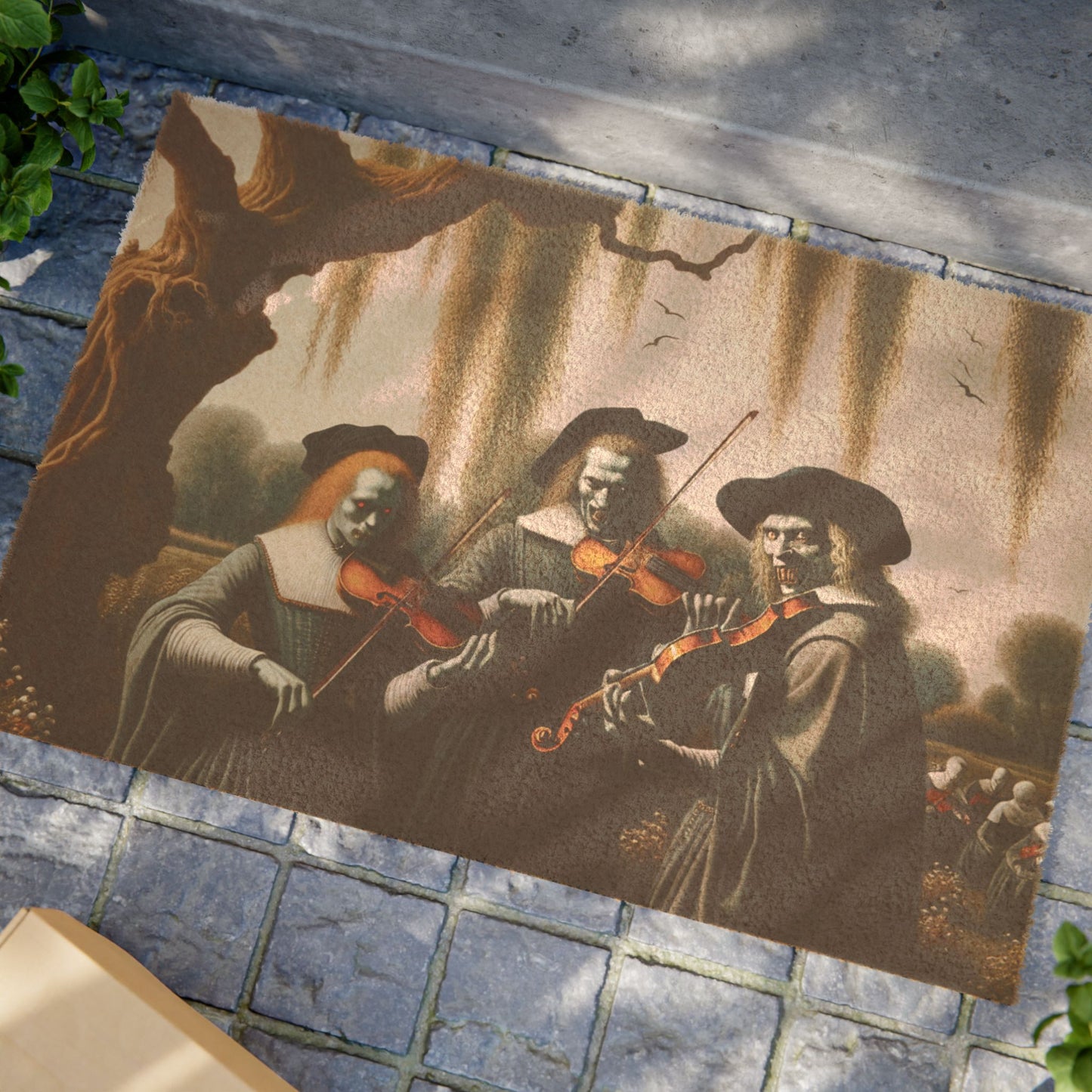 Vermeer's Vampire Violinists Doormat