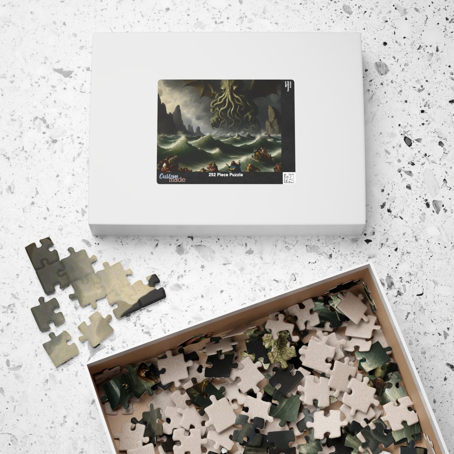 Cthulhu in the Storm Puzzle (110, 252, 520, 1014-piece)