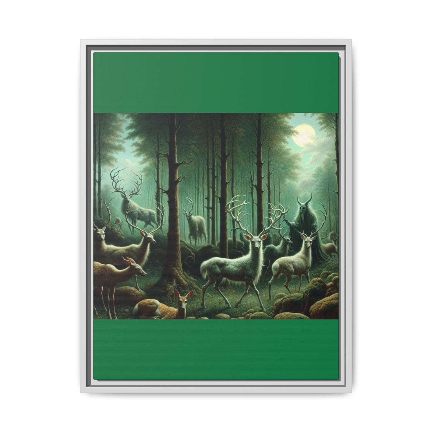Wendigo Shepherd Canvas, Framed (Multi-color)