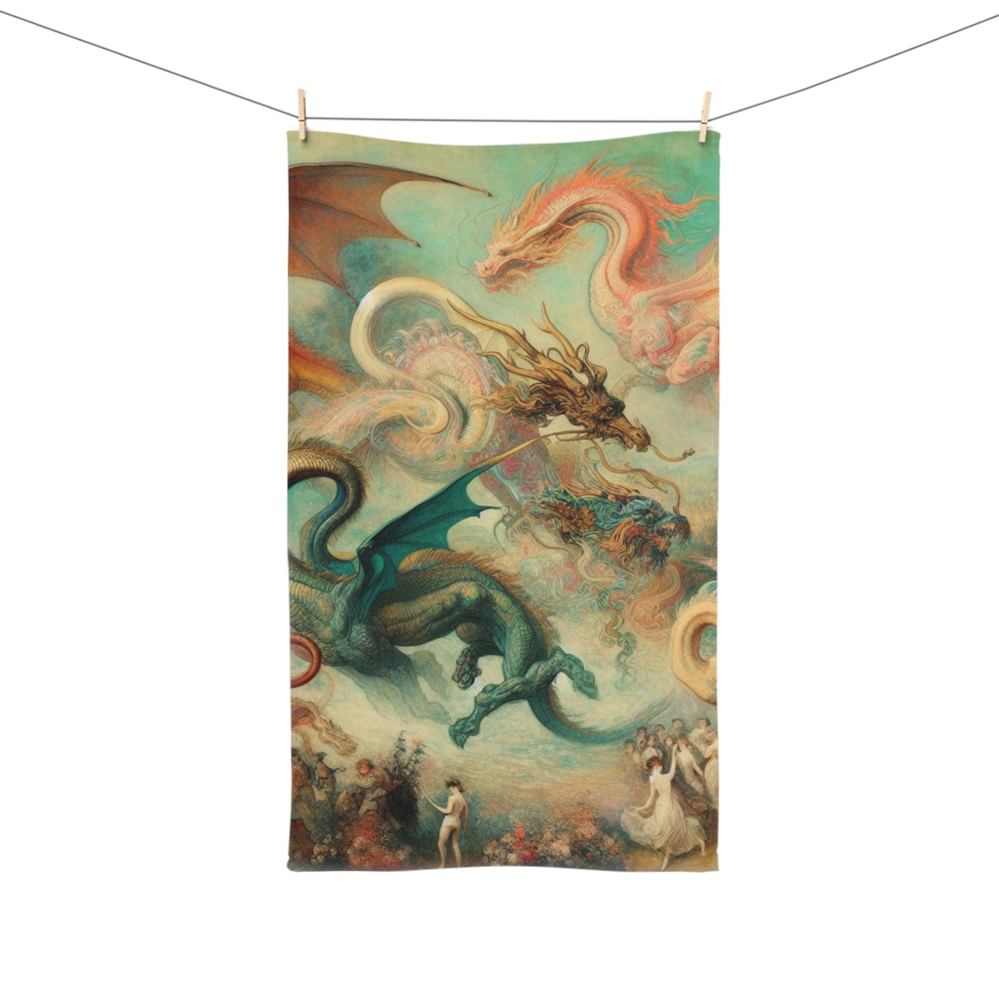 Degas Dreams of Dragons Hand Towel