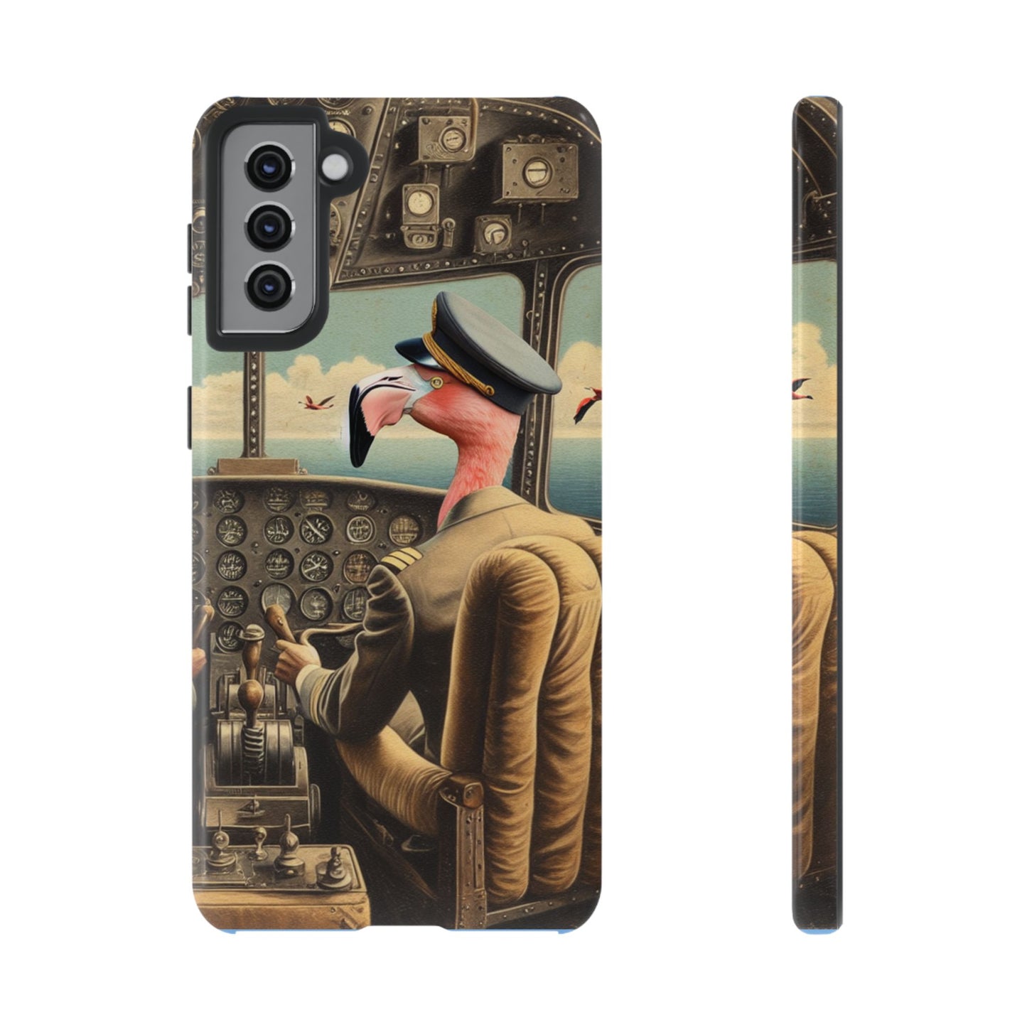 Flamingo Flight Deck Phone Case - GALAXY