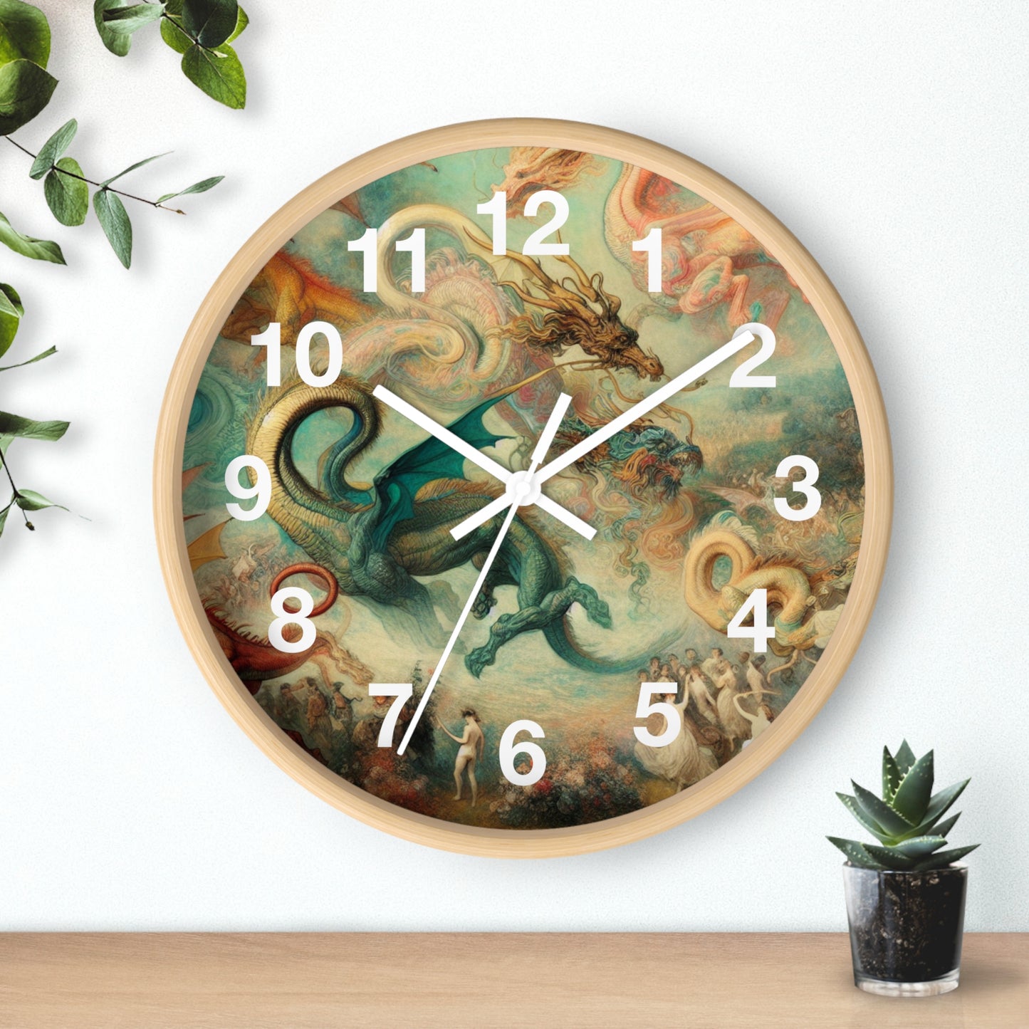 Degas Dreams of Dragons Wall Clock