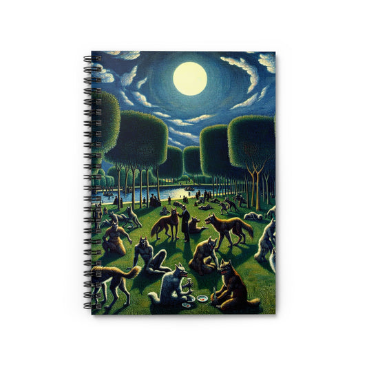 Werewolves at the Waterfront Spiral Notebook