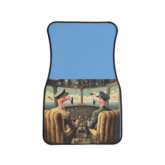 Flamingo Flight Deck Car Floor Mat