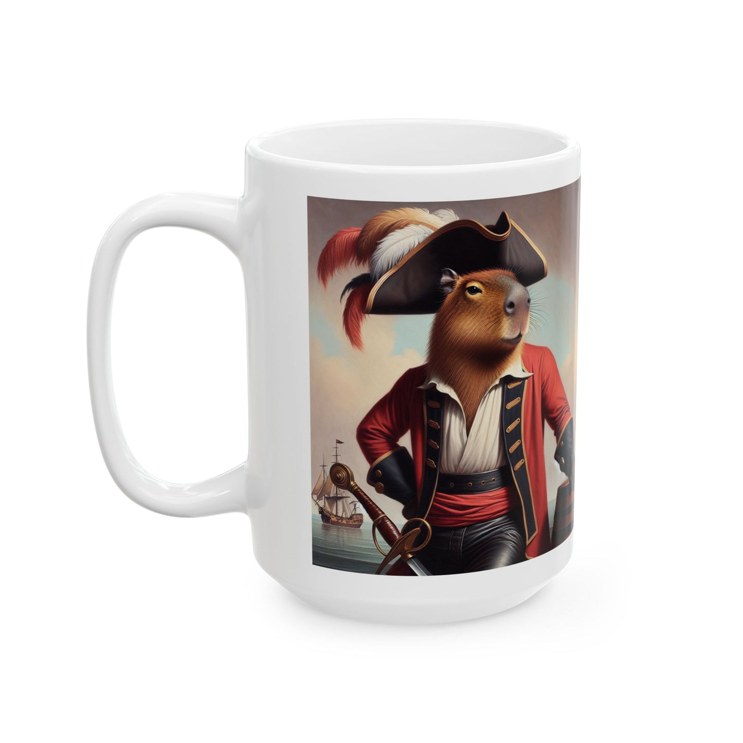Captain Capybara Ceramic Mug