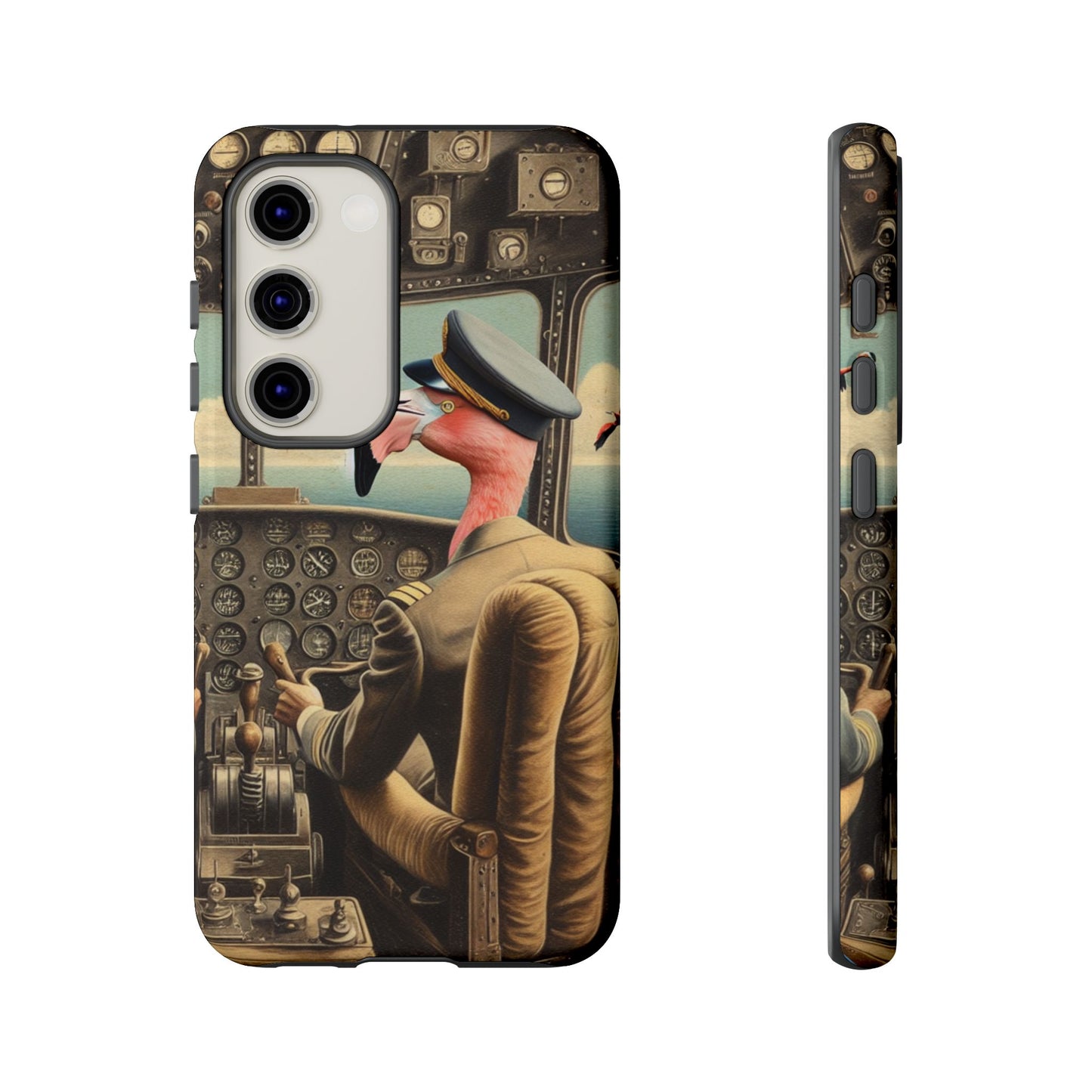Flamingo Flight Deck Phone Case - GALAXY