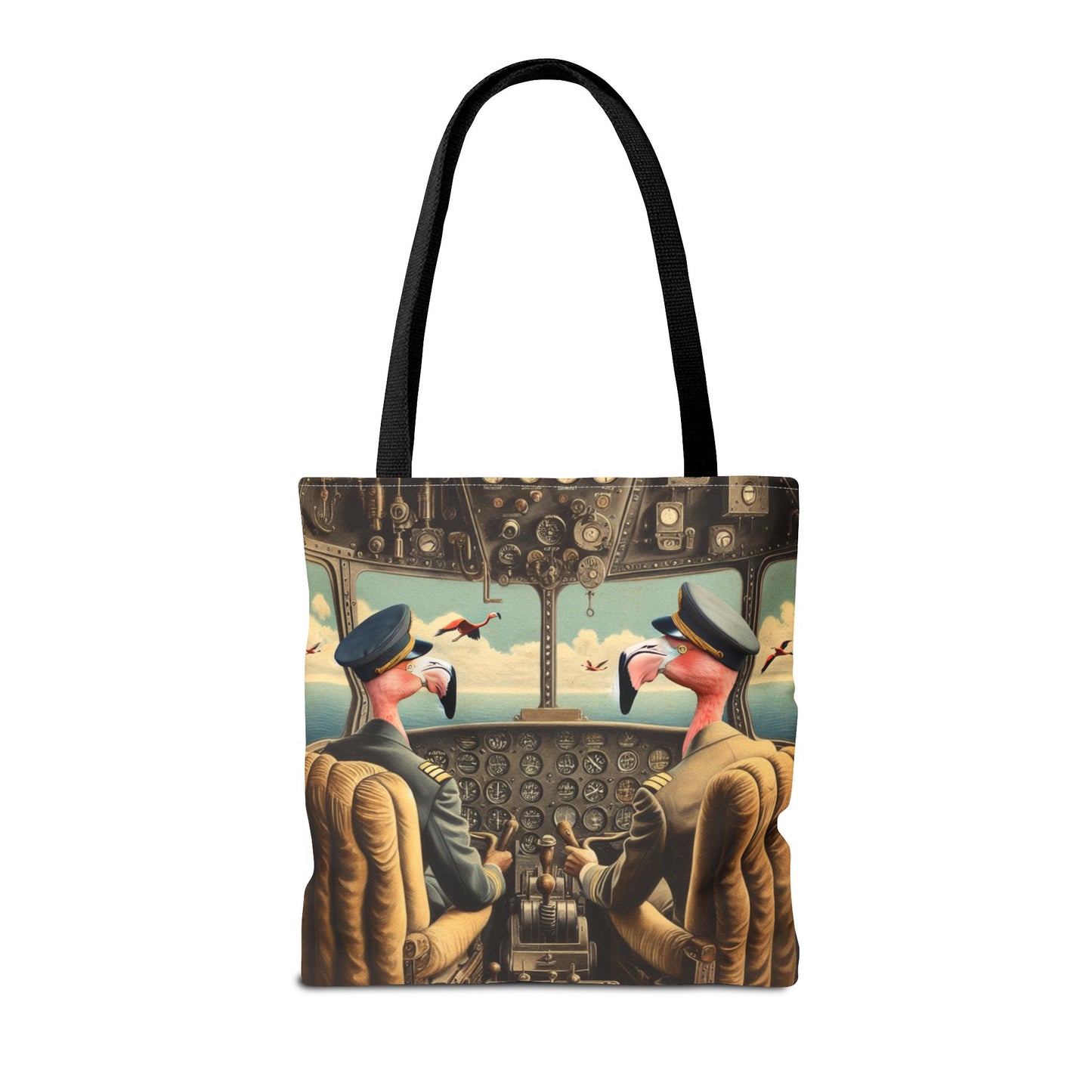 Flamingo Flight Deck Tote Bag