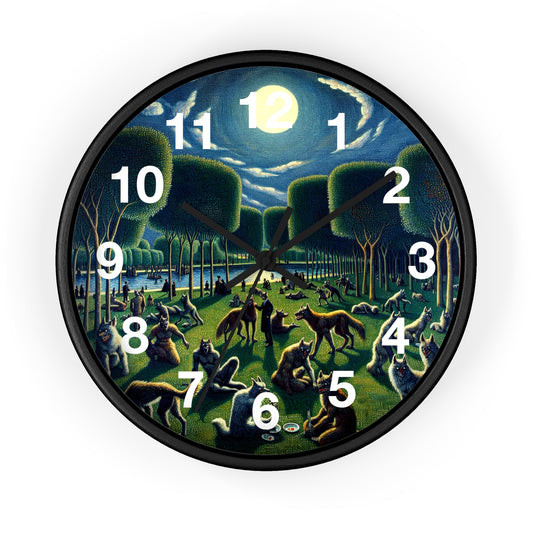 Werewolves at the Waterfront Wall Clock