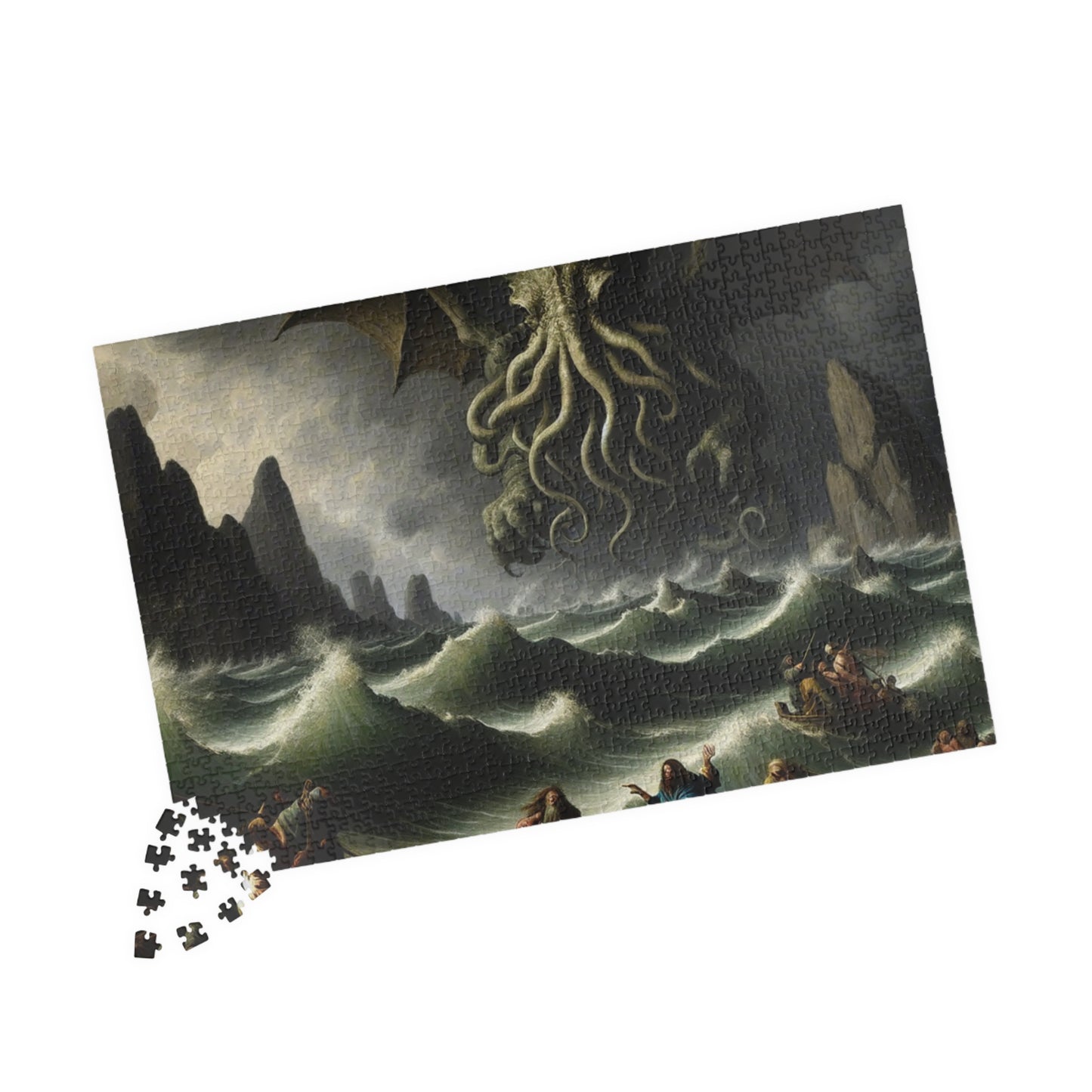 Cthulhu in the Storm Puzzle (110, 252, 520, 1014-piece)