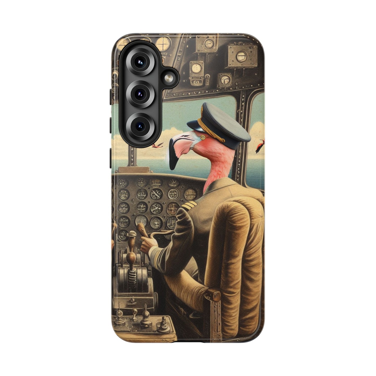 Flamingo Flight Deck Phone Case - GALAXY
