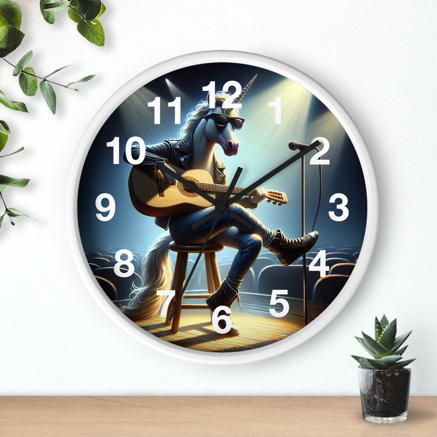 Unicorn Unplugged Wall Clock