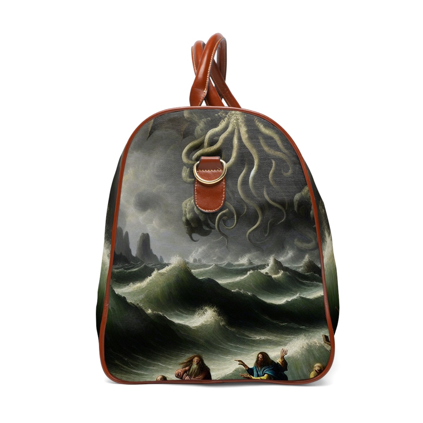 Cthulhu in the Storm Waterproof Travel Bag