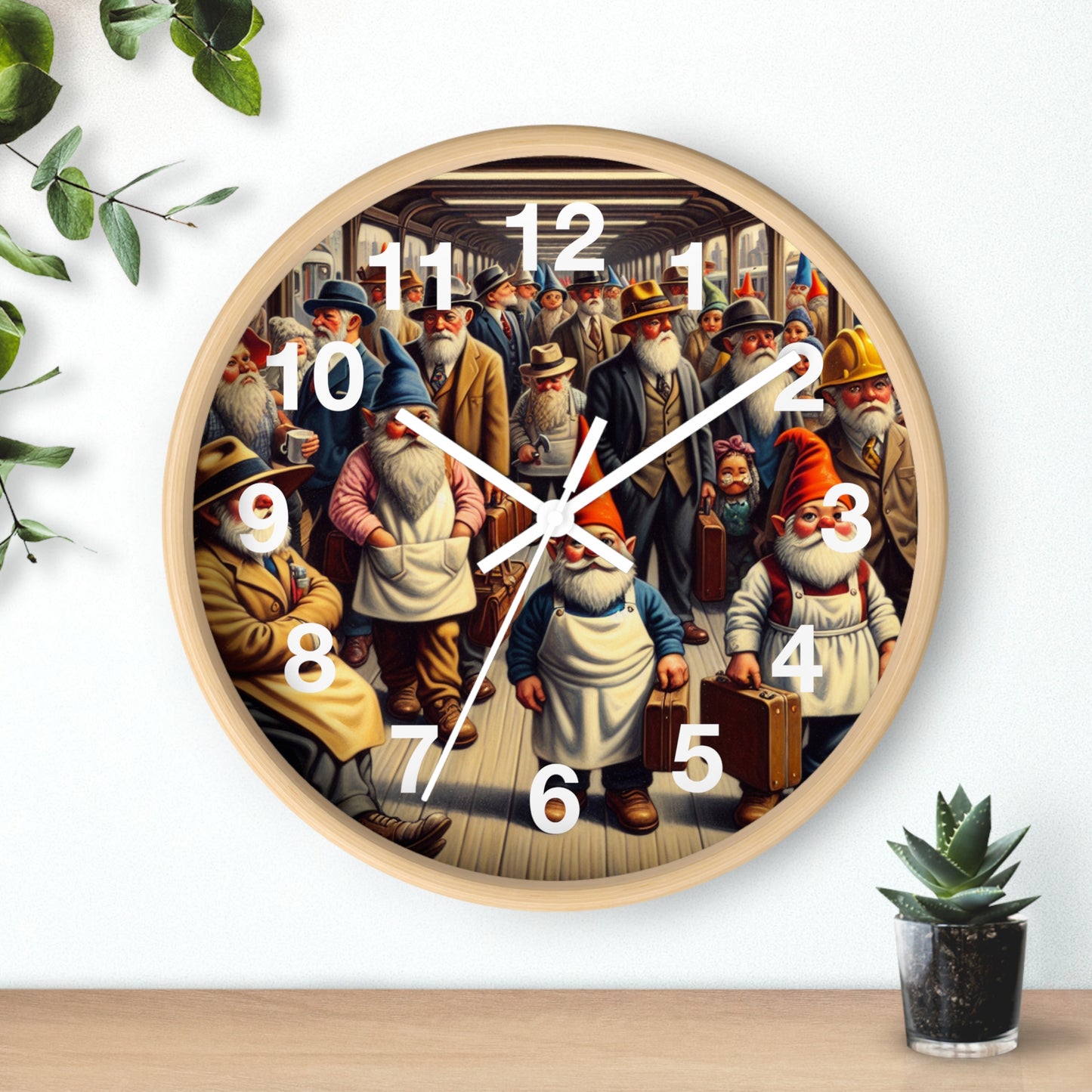 The Gnome-mute Home Wall Clock
