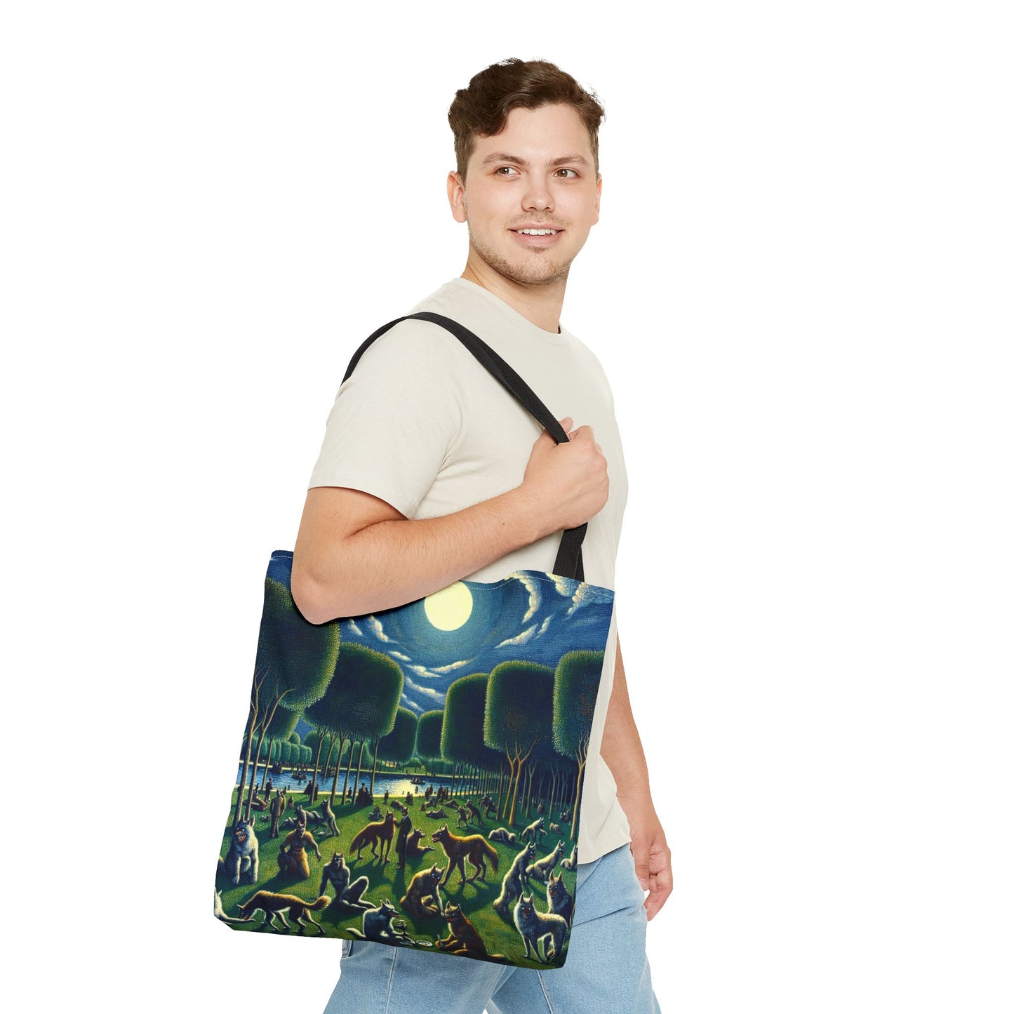 Werewolves at the Waterfront Tote Bag