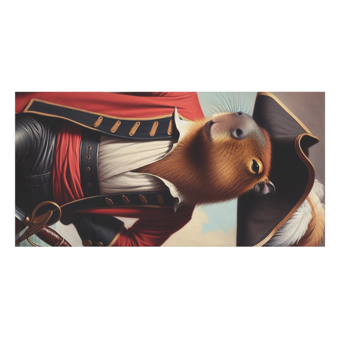 Captain Capybara Towel