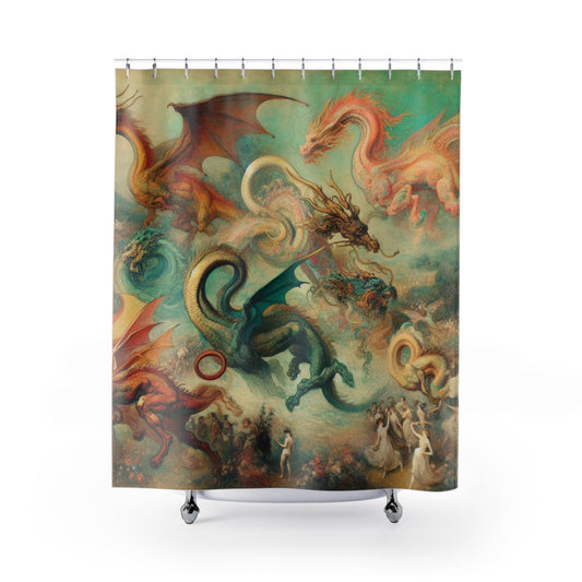 Degas Dreams of Dragons Shower Curtain